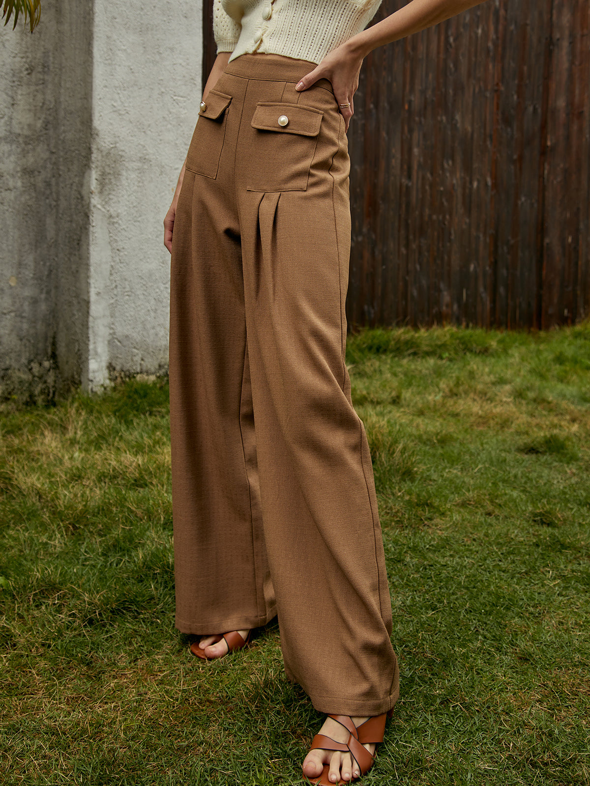 Callistari Callistari Double Pocket Casual Long Pants-CALLISTARI
