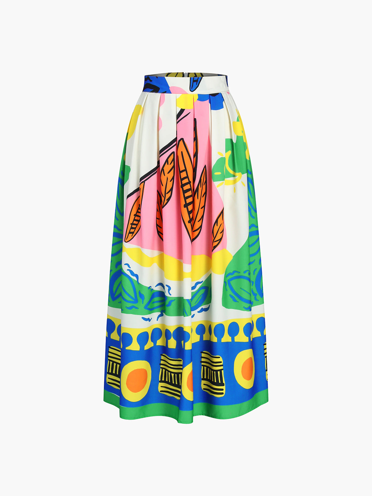 Enjoy Vacation Multi Color Skirt Set-CALLISTARI