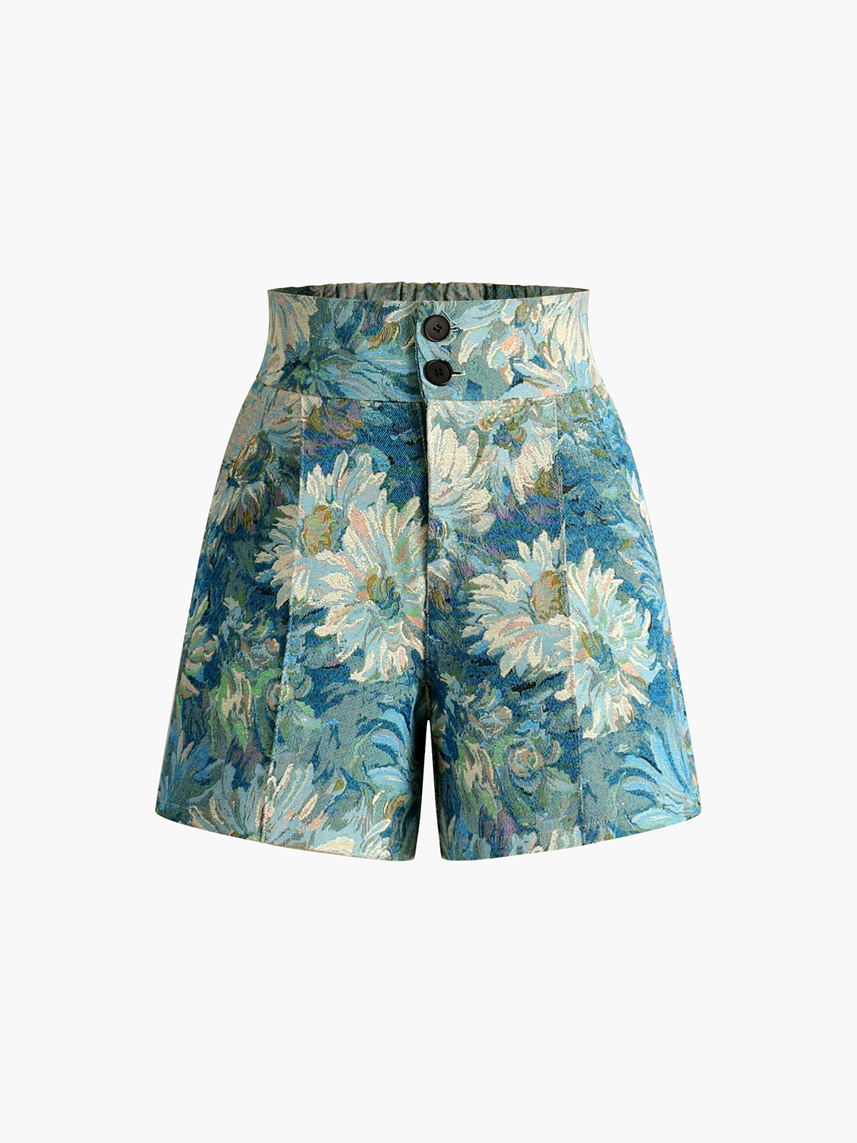Callistari Callistari Monet Garden High Waist Shorts-CALLISTARI