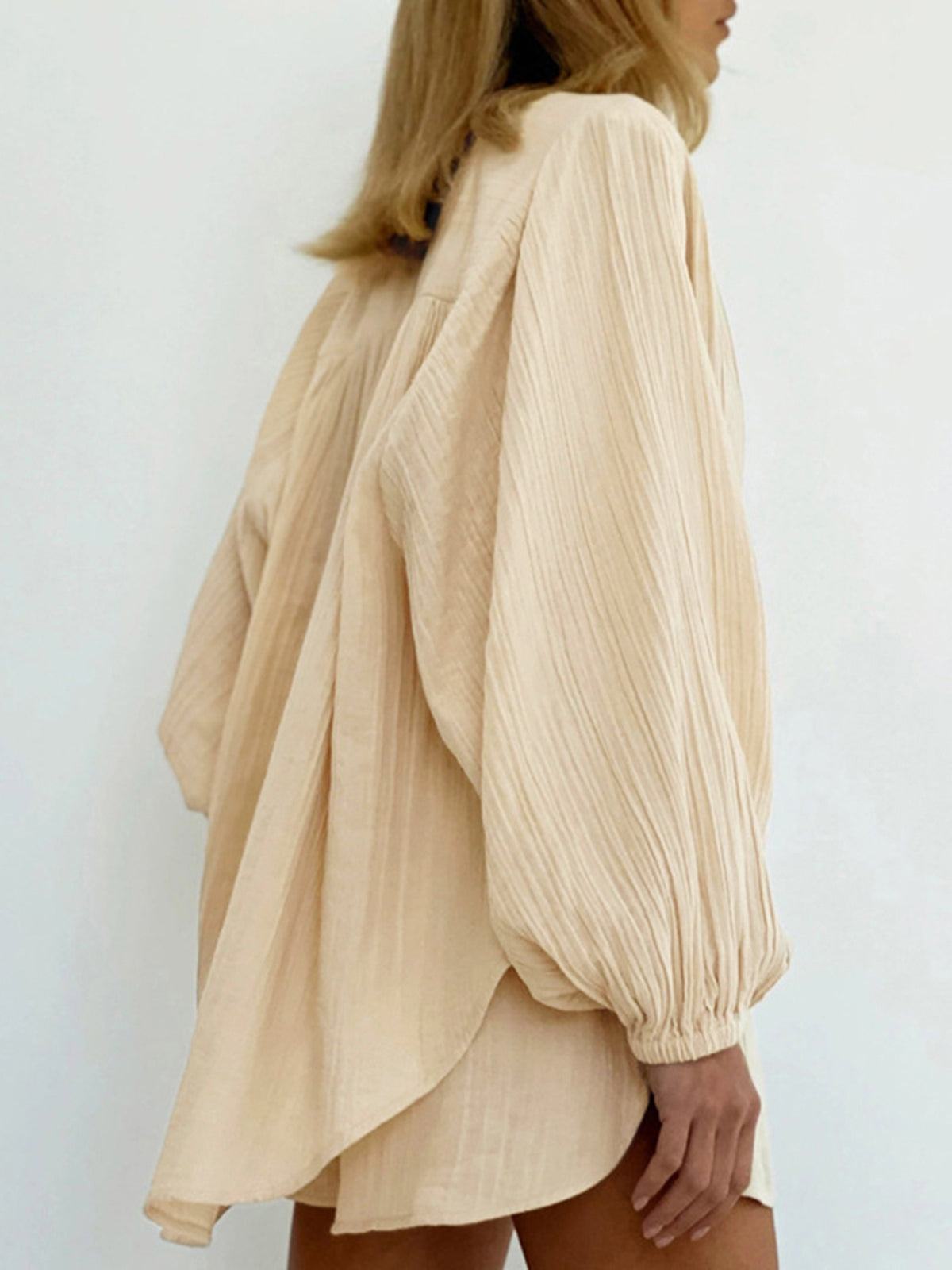 Santorini Textured Two Piece Shorts Set-CALLISTARI