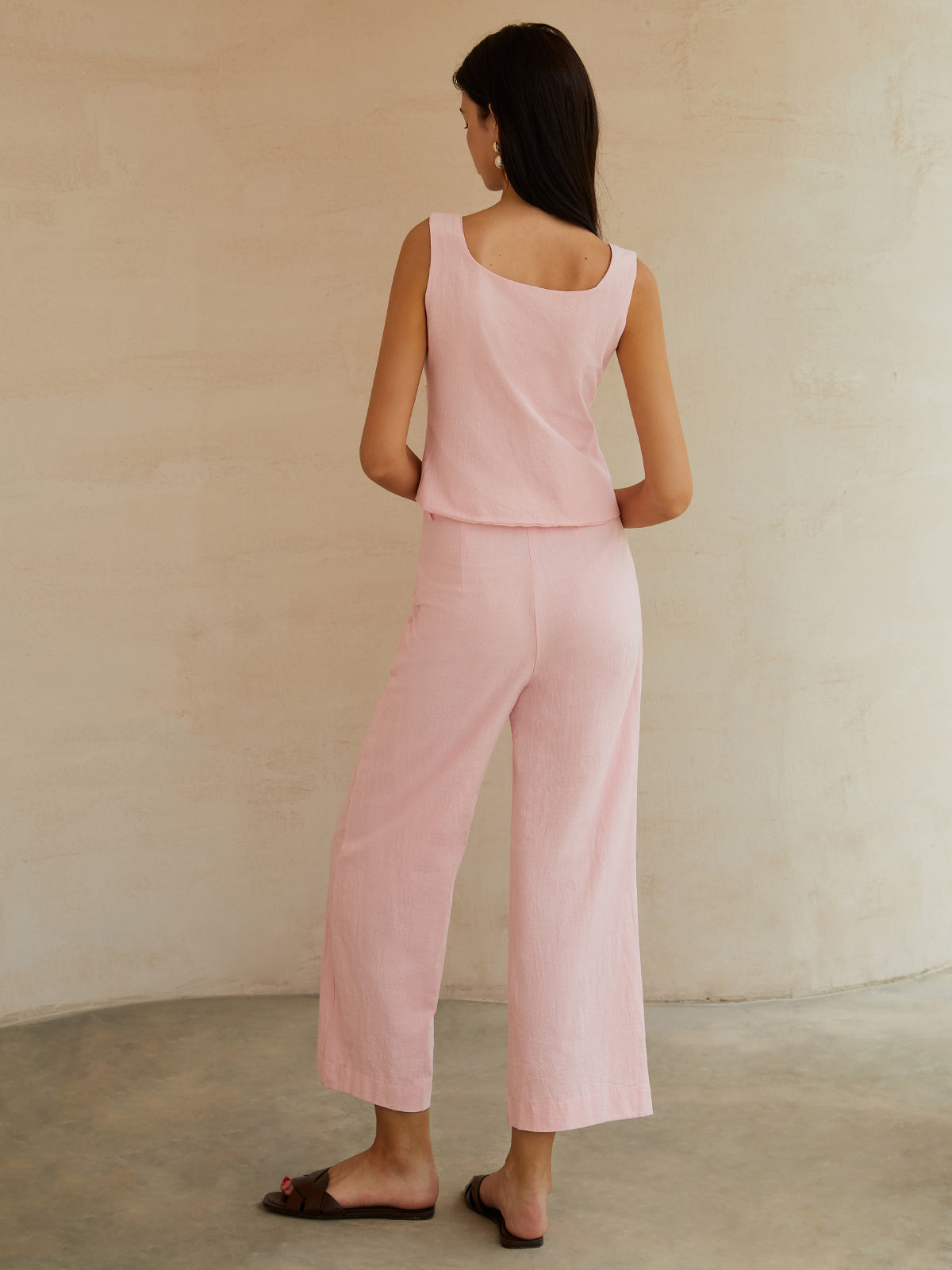 Sweetie Bow Decor Pants Set-CALLISTARI