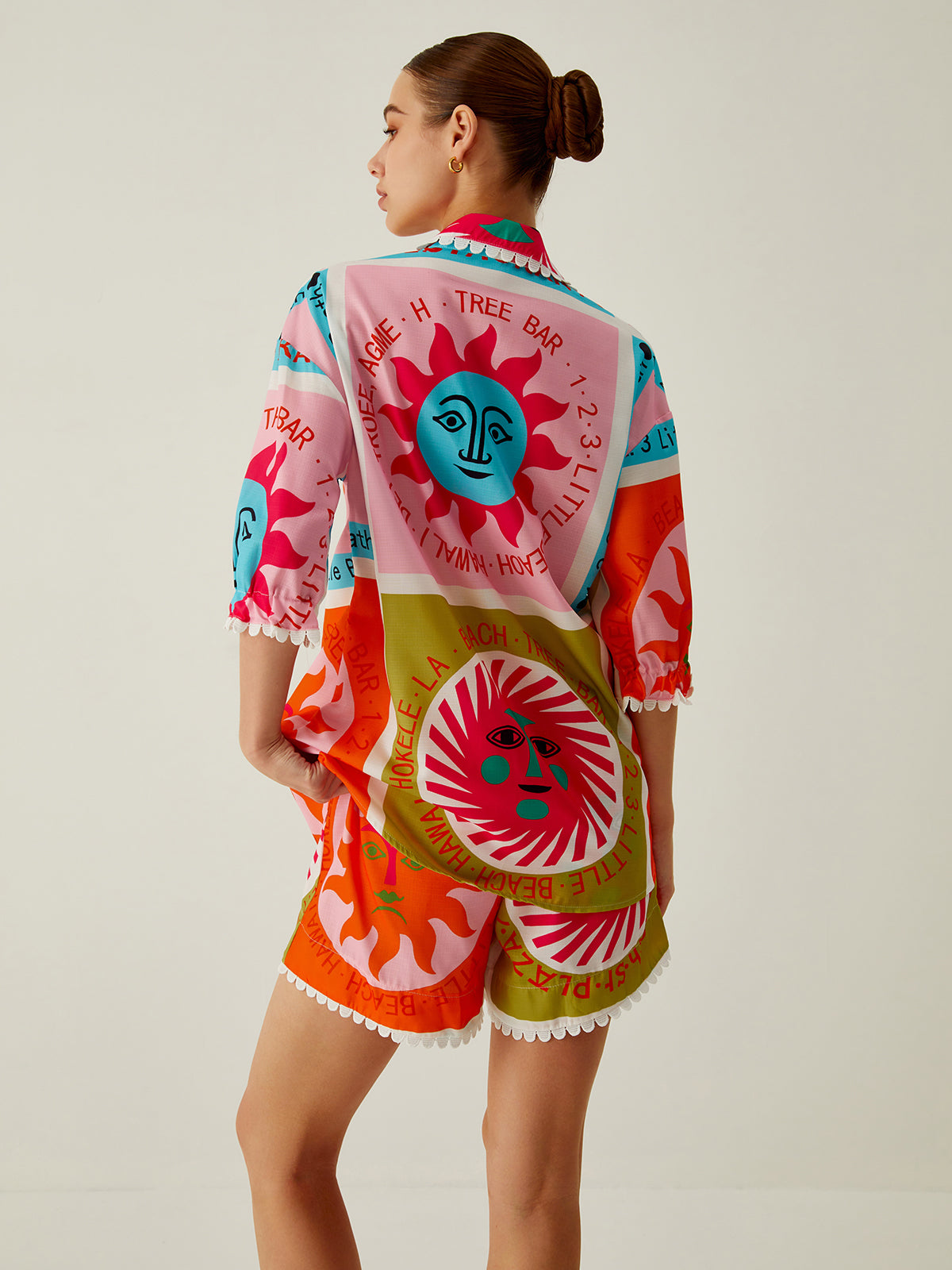 All Over Print Shorts Set-CALLISTARI