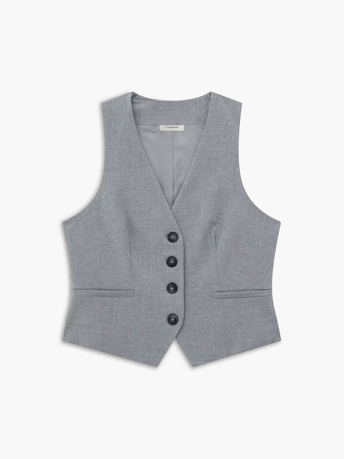 V-neck Woven Fabric Casual Shorts Set-CALLISTARI