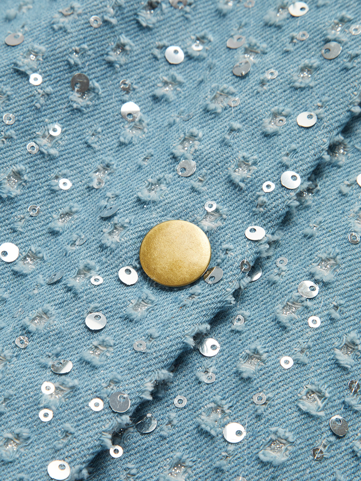 Sequins Decor Crop Jacket-CALLISTARI