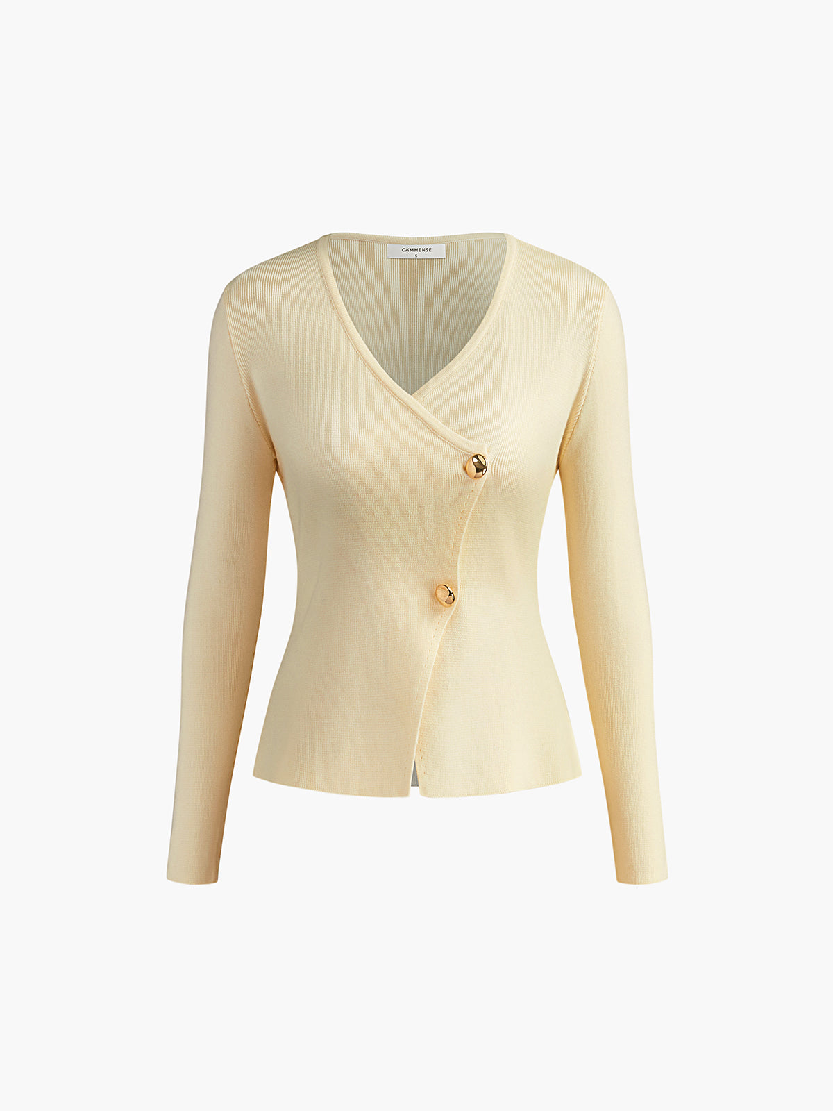 Callistari Cross Design Button Jersey Cardigan-CALLISTARI