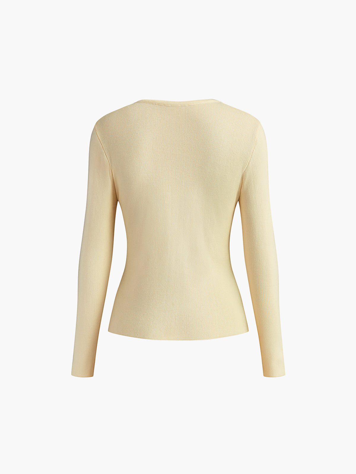 Callistari Cross Design Button Jersey Cardigan-CALLISTARI