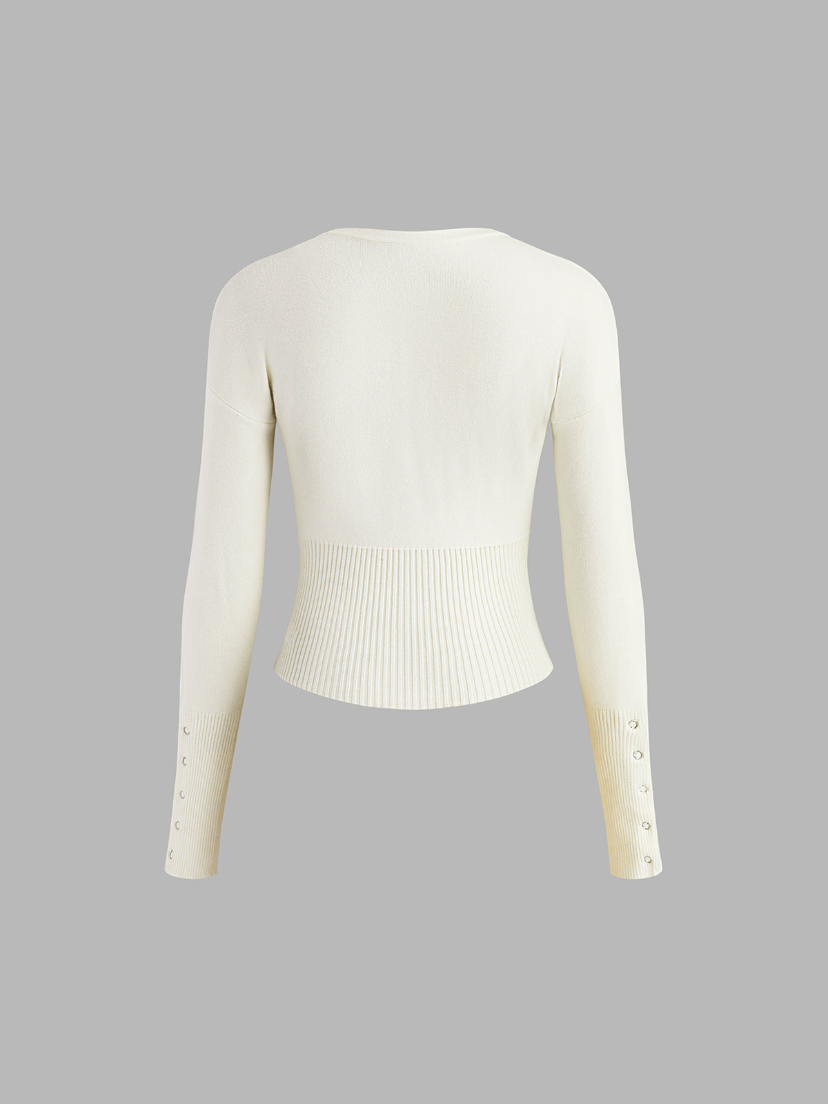 Callistari Button Down Panel Knit Cardigan-CALLISTARI