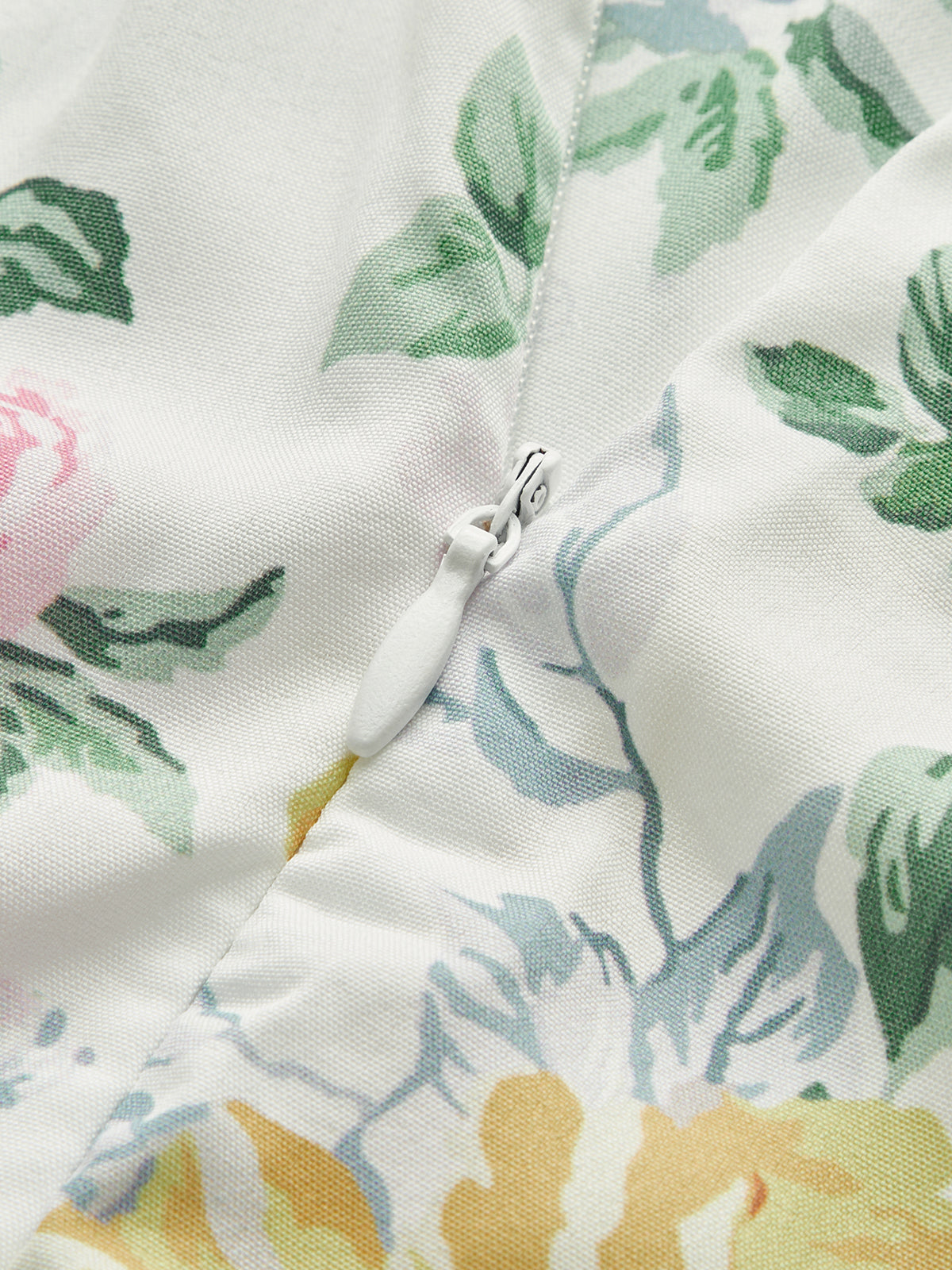 Callistari Print V-Neck Sleeveless Long Dress-CALLISTARI