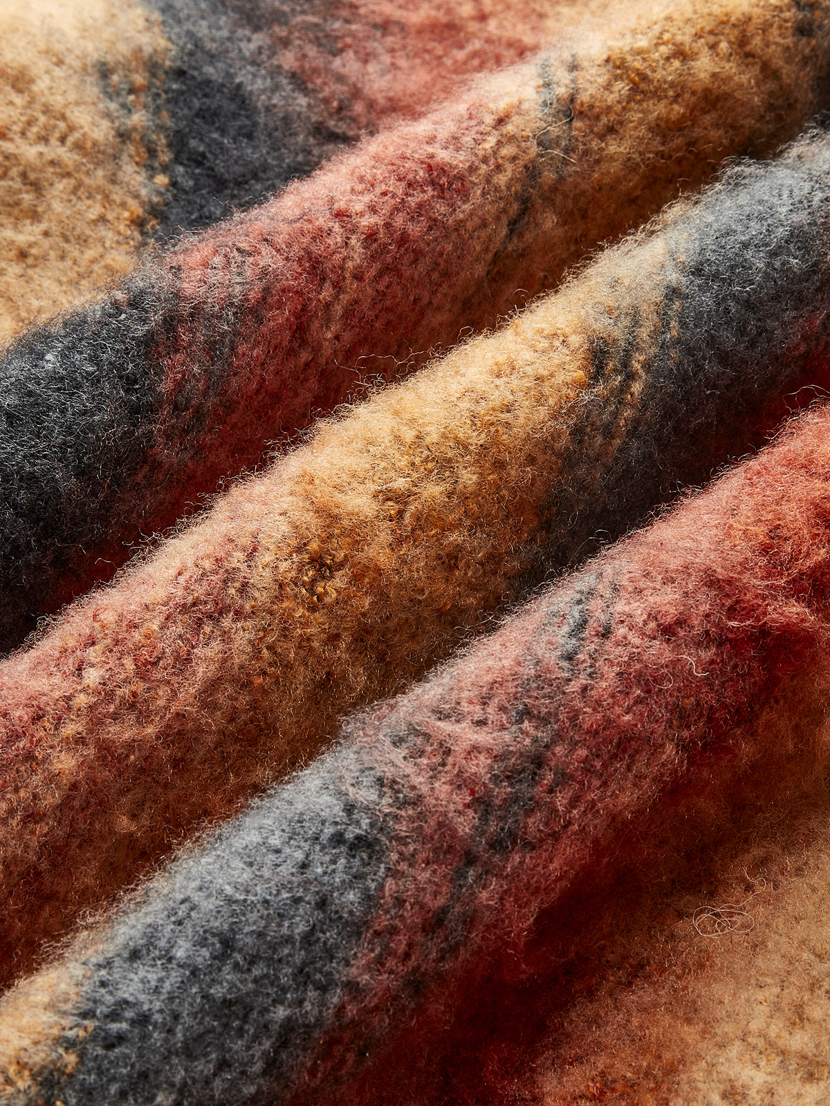 V-Neck Ombre Oversized Cardigan-CALLISTARI