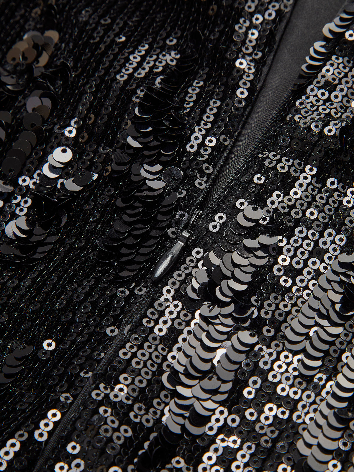 Callistari Pleated Sequins Tube Long Dress-CALLISTARI