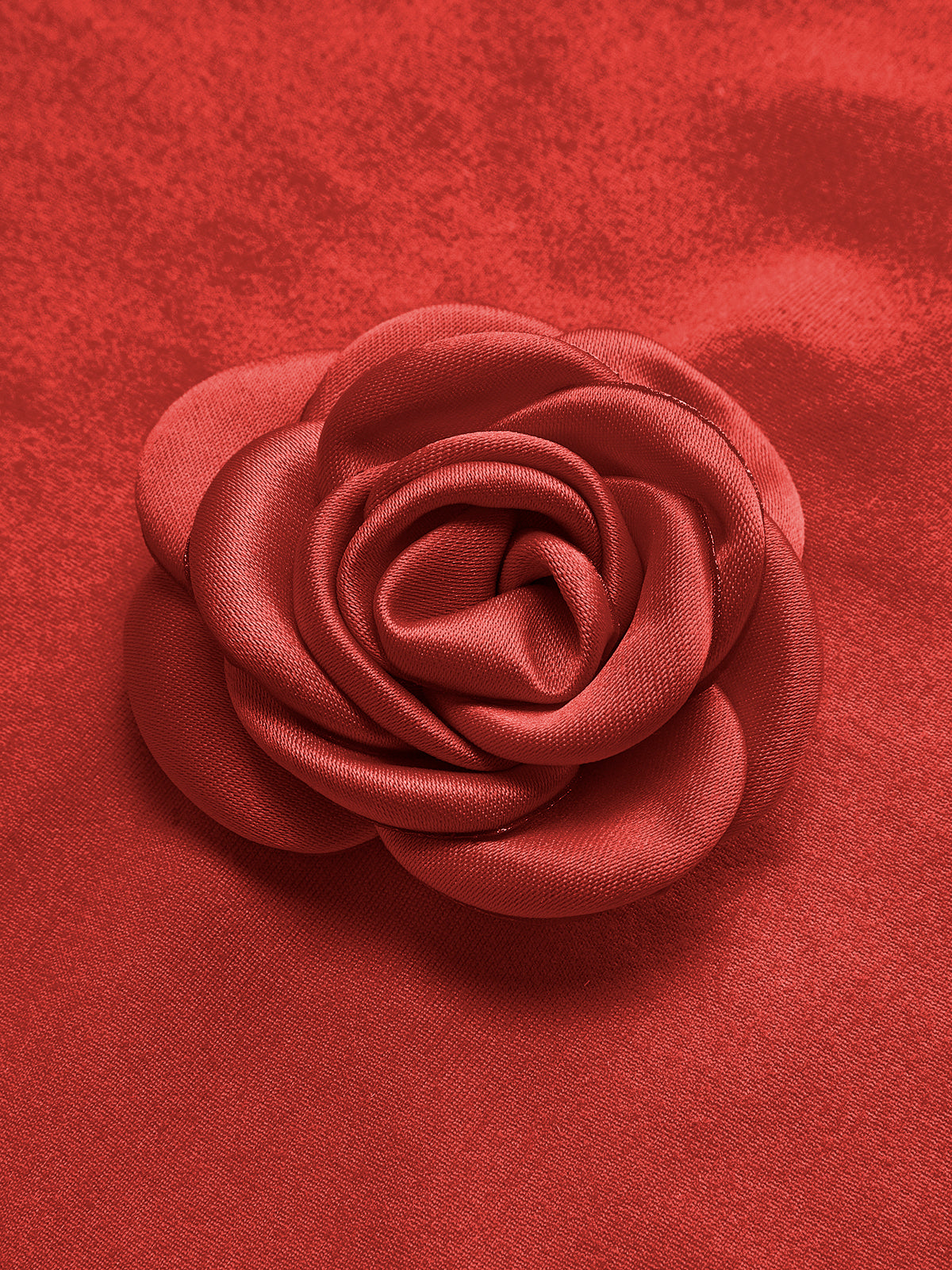 Callistari Rosette V-Neck Backless Cami Dress-CALLISTARI