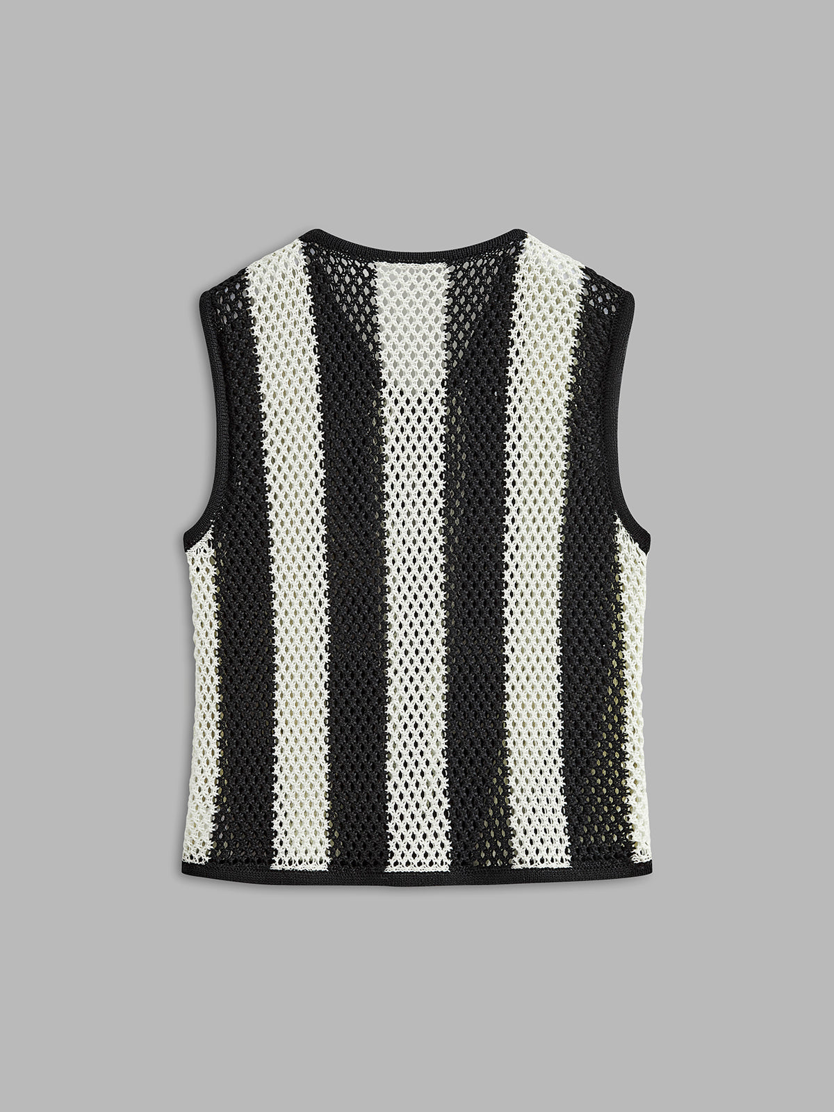 Callistari Crochet Flower Hollow Sweater Vest-CALLISTARI