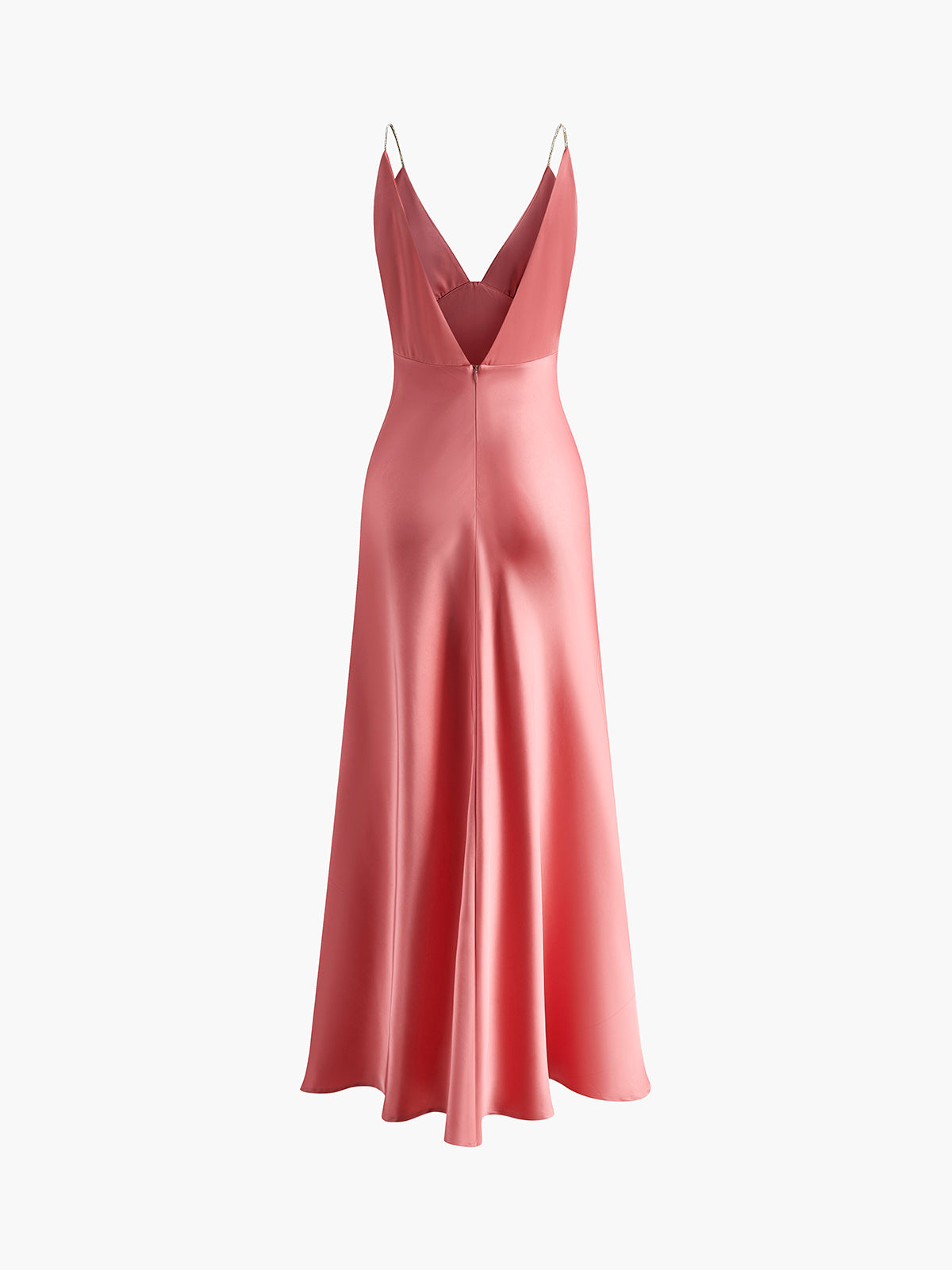 Callistari Pleated Backless Cami Long Dress-CALLISTARI