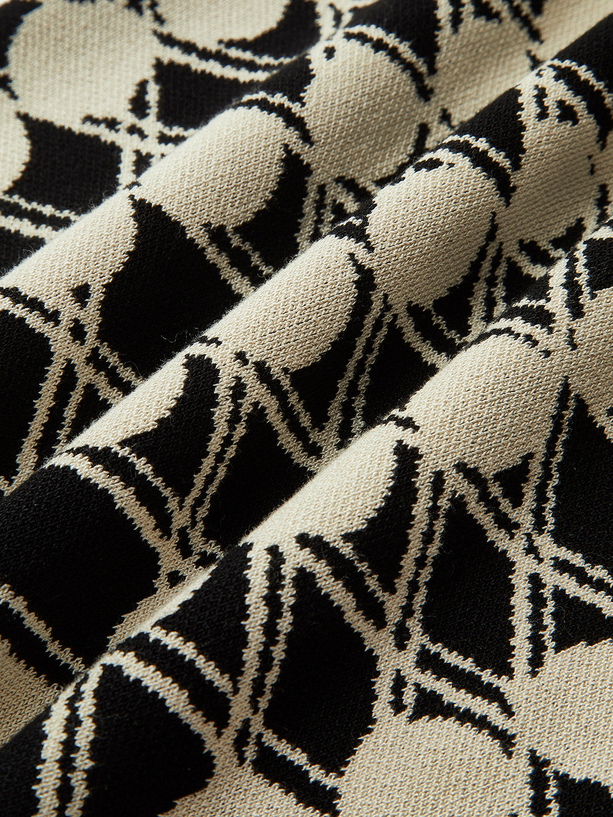 Callistari Polka Dot Zipper Sweater Dress-CALLISTARI