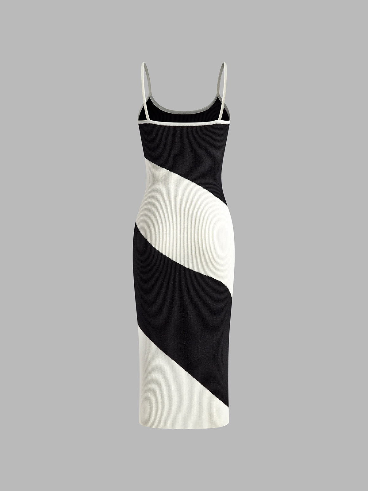 Color Block Sweater Cami Dress-CALLISTARI
