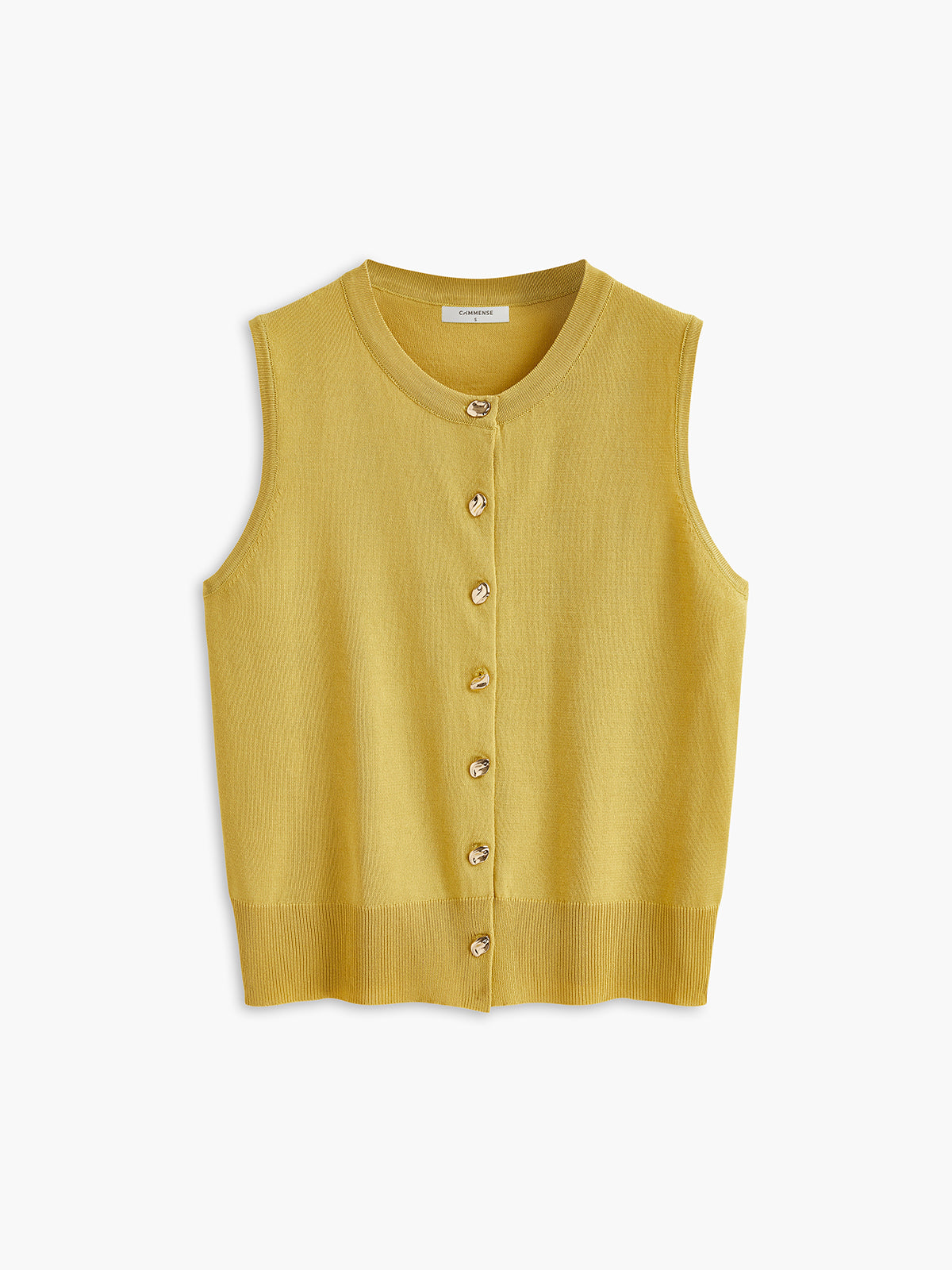 Callistari Breasted Jersey Sweater Vest-CALLISTARI