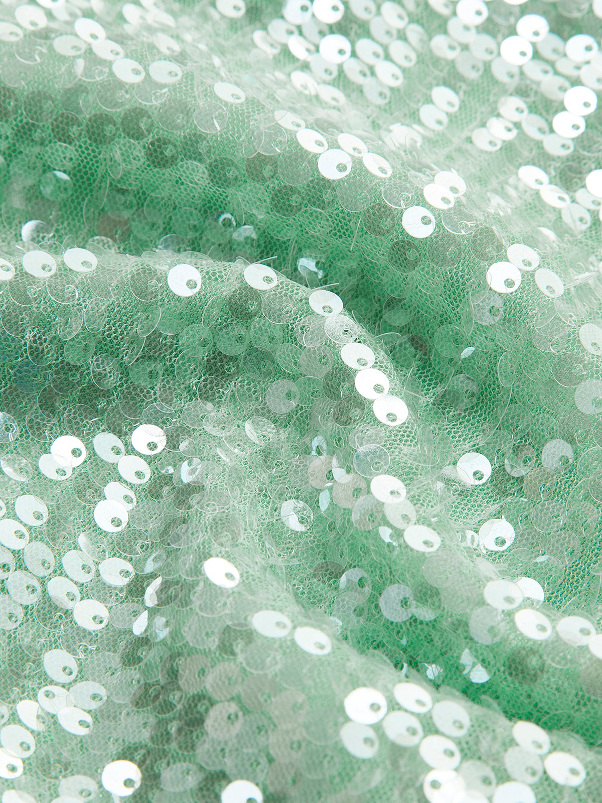 Callistari V-Neck Lace Up Sequins Dress-CALLISTARI