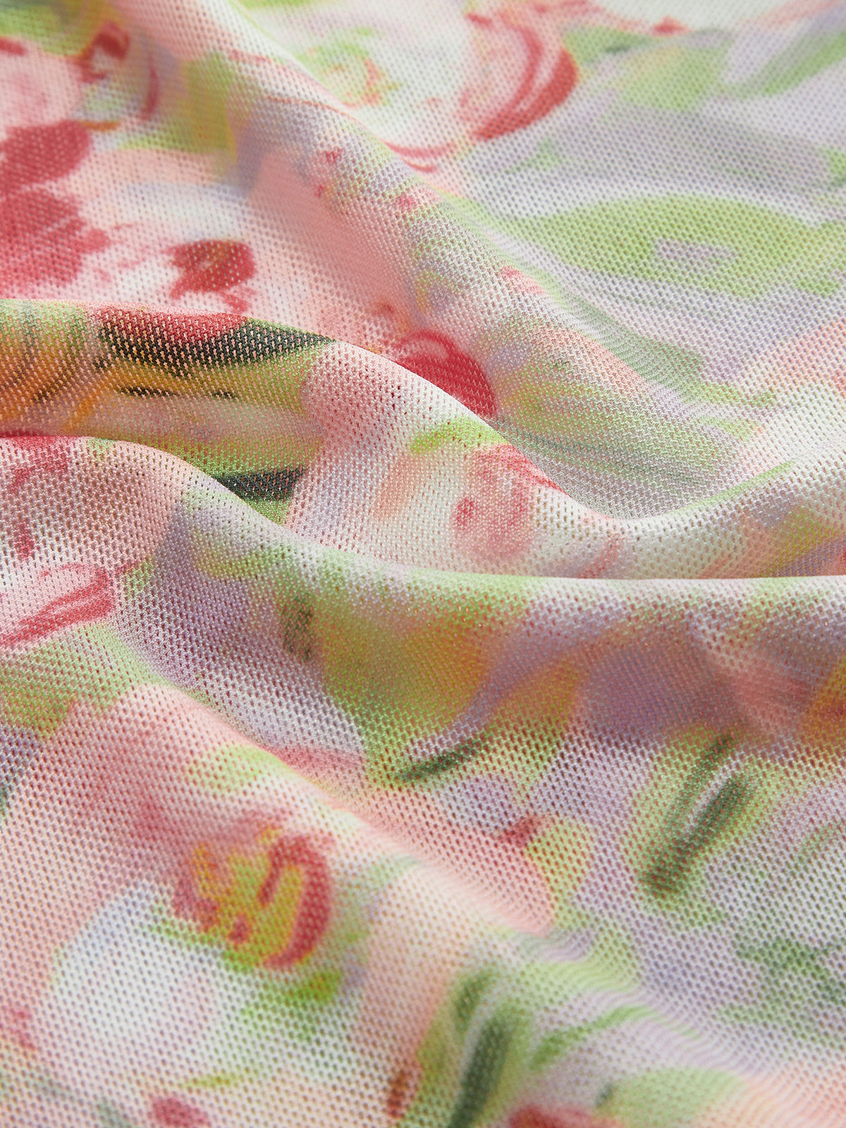 Callistari Romance Mesh Ruffle Tube Dress-CALLISTARI