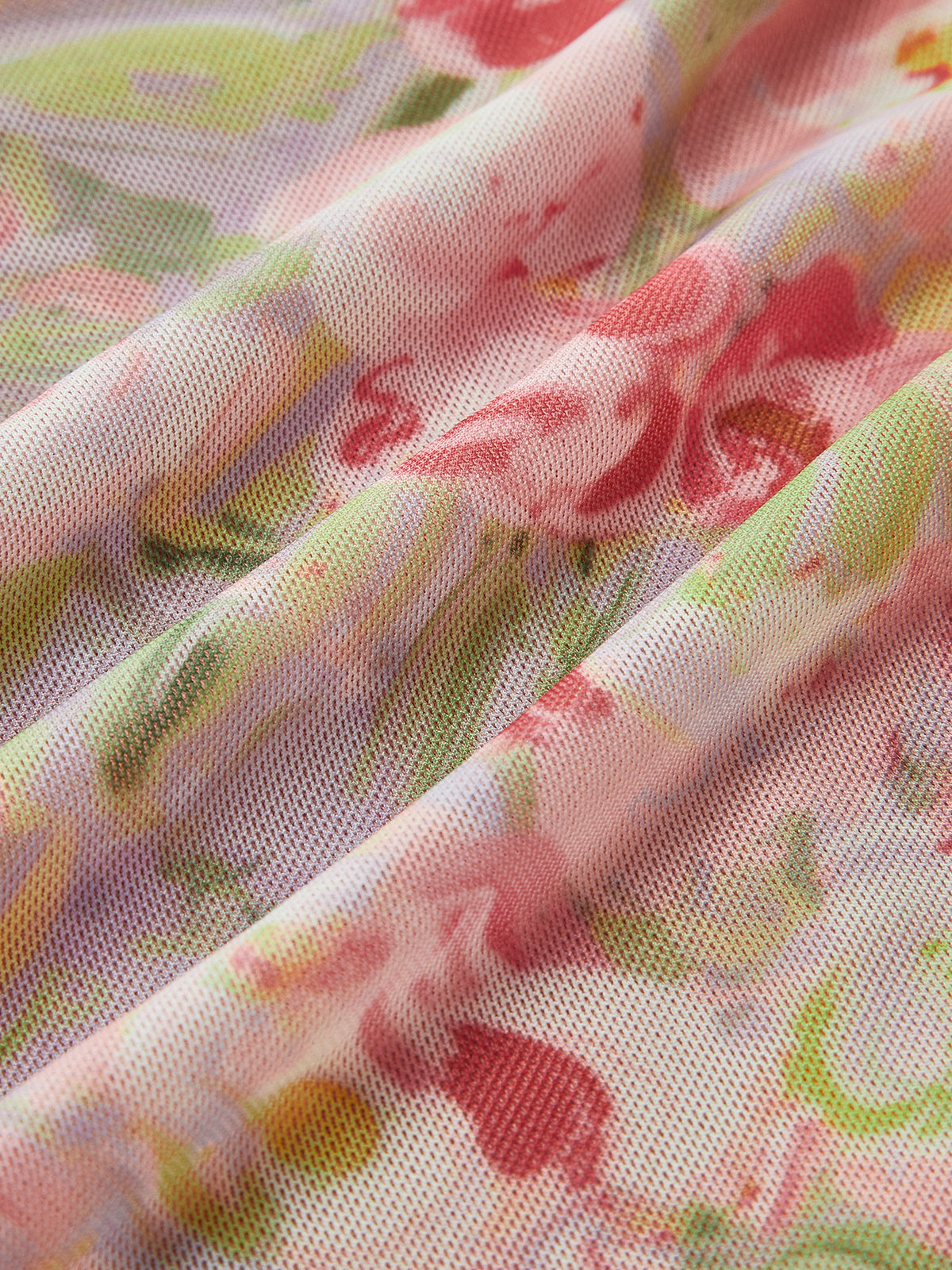 Callistari Romance Mesh Ruffle Tube Dress-CALLISTARI