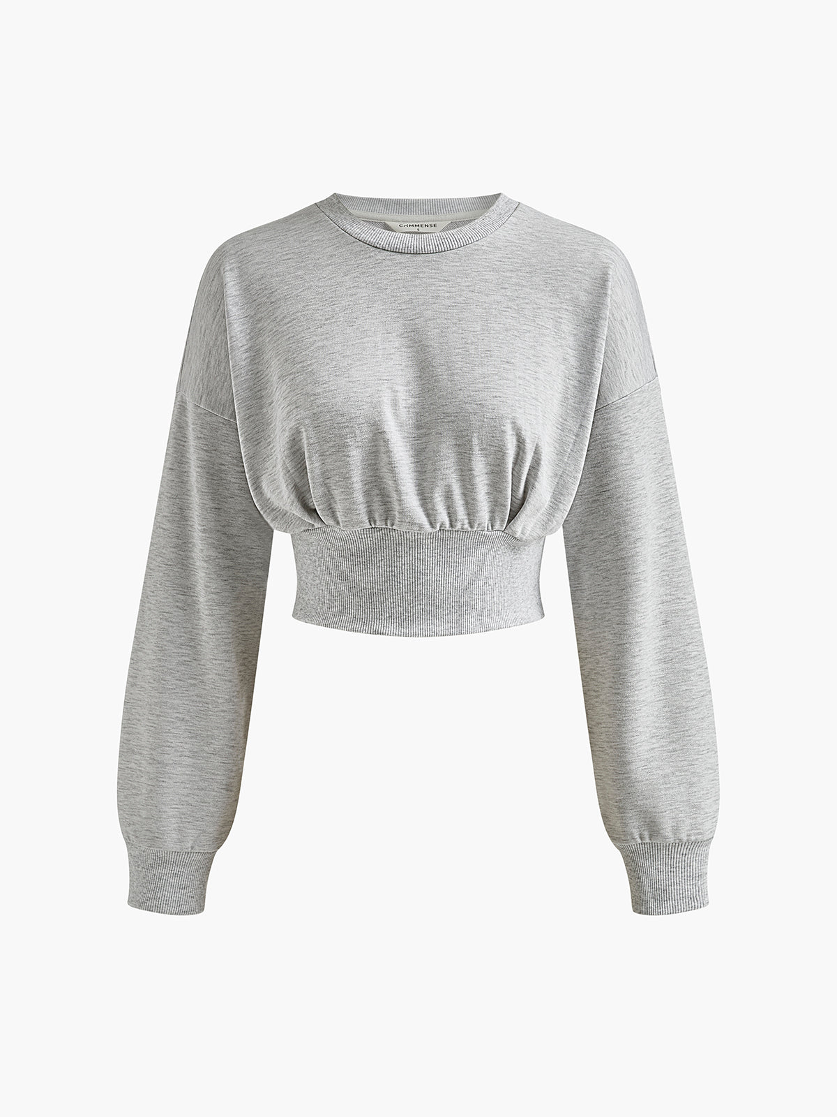 Callistari Cotton Pleated Corset Sweatshirt-CALLISTARI