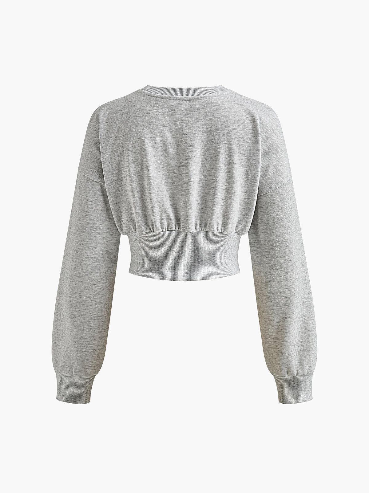 Callistari Cotton Pleated Corset Sweatshirt-CALLISTARI