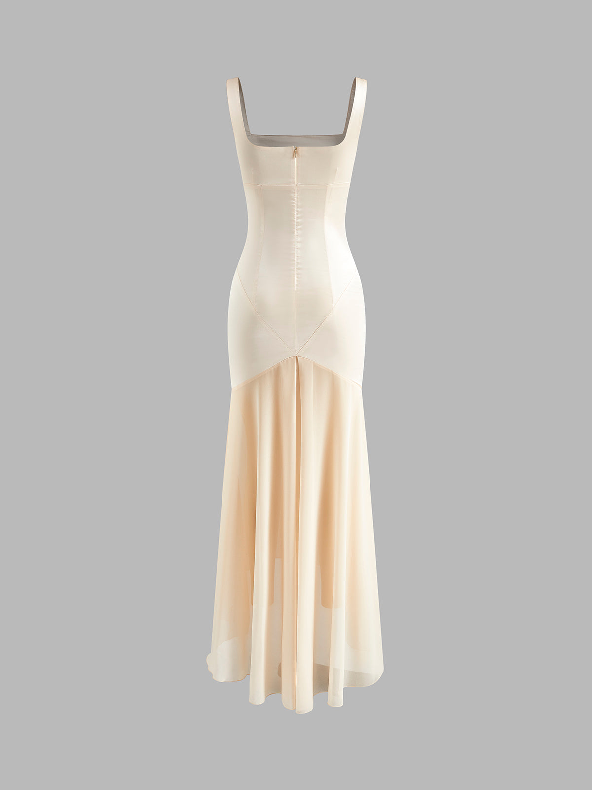 Callistari Chiffon Panel Cozy Tank Dress-CALLISTARI