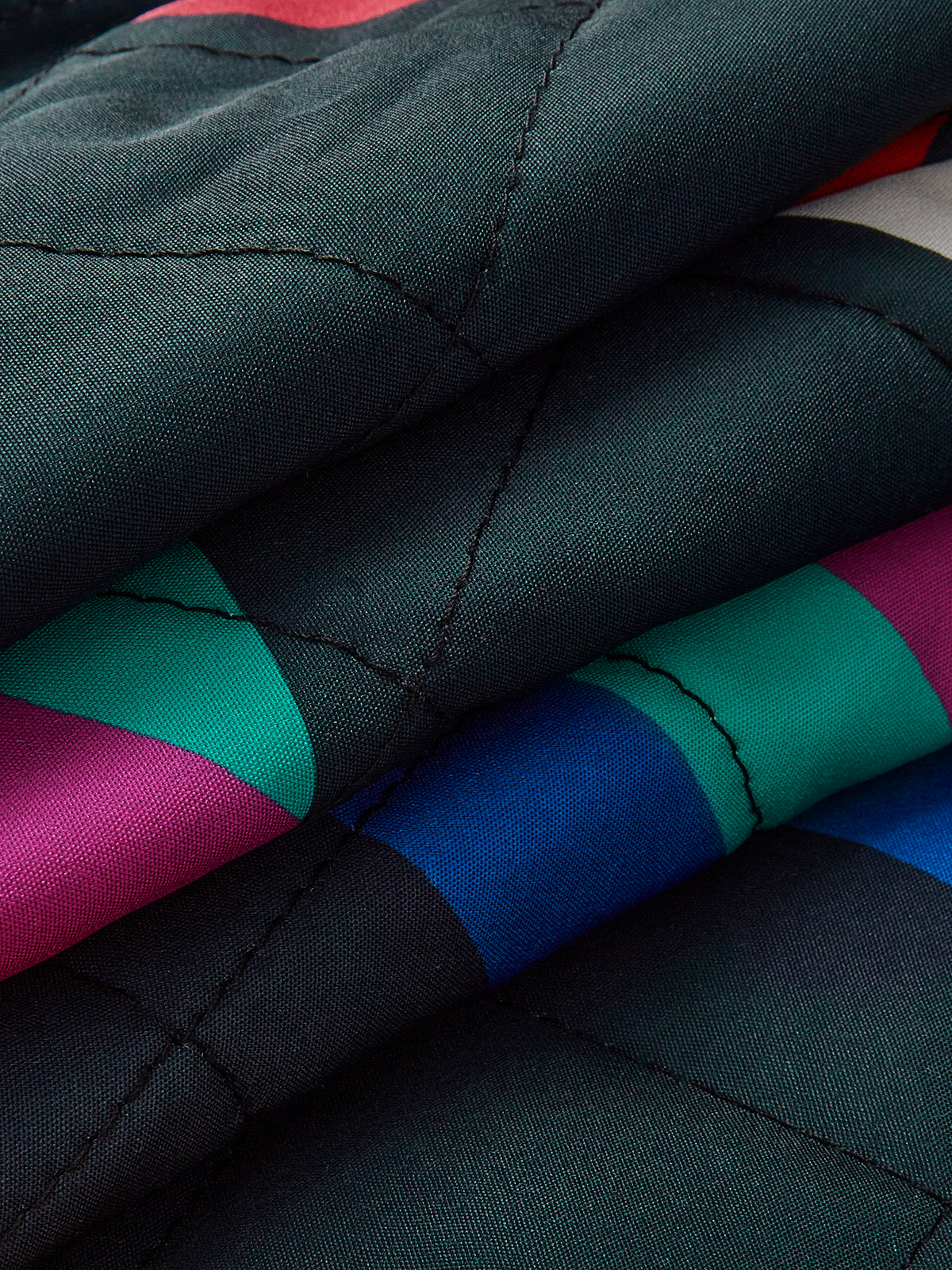 Callistari Color Block Lapel Winter Coat-CALLISTARI