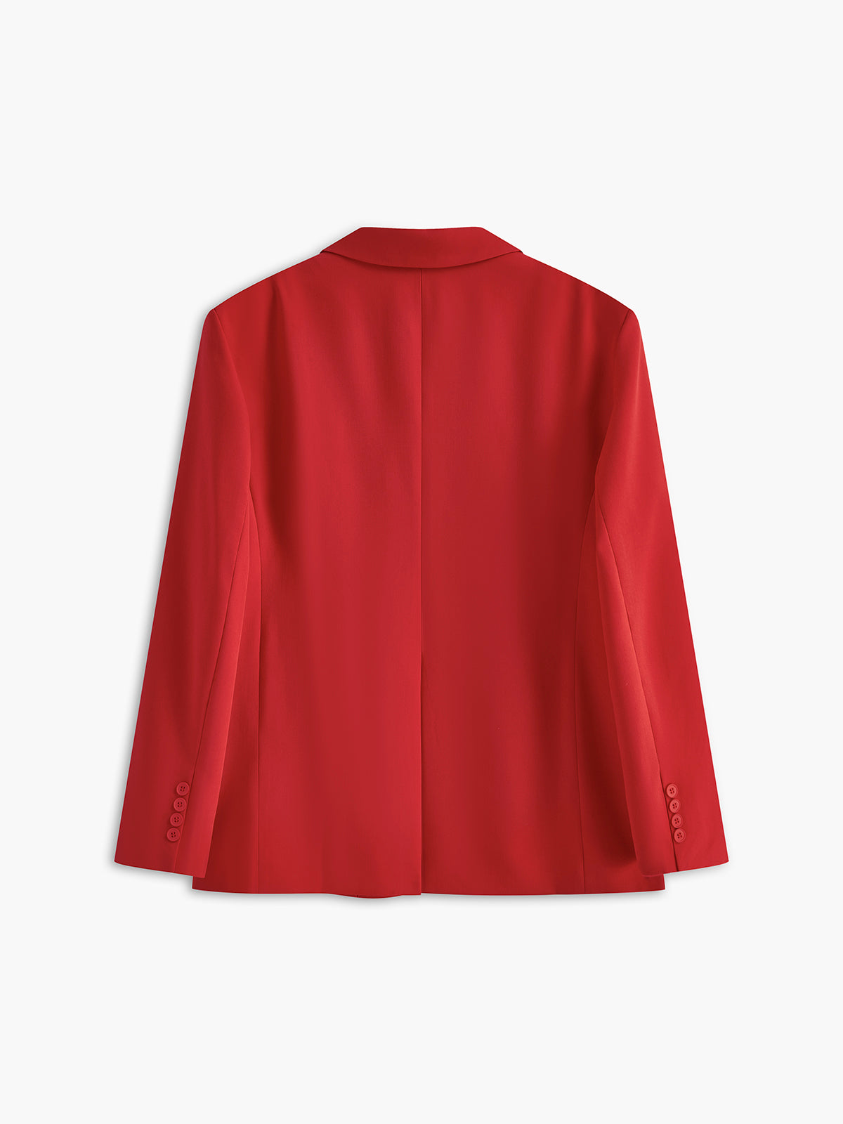 Plain Lapel Pockets Blazer-CALLISTARI
