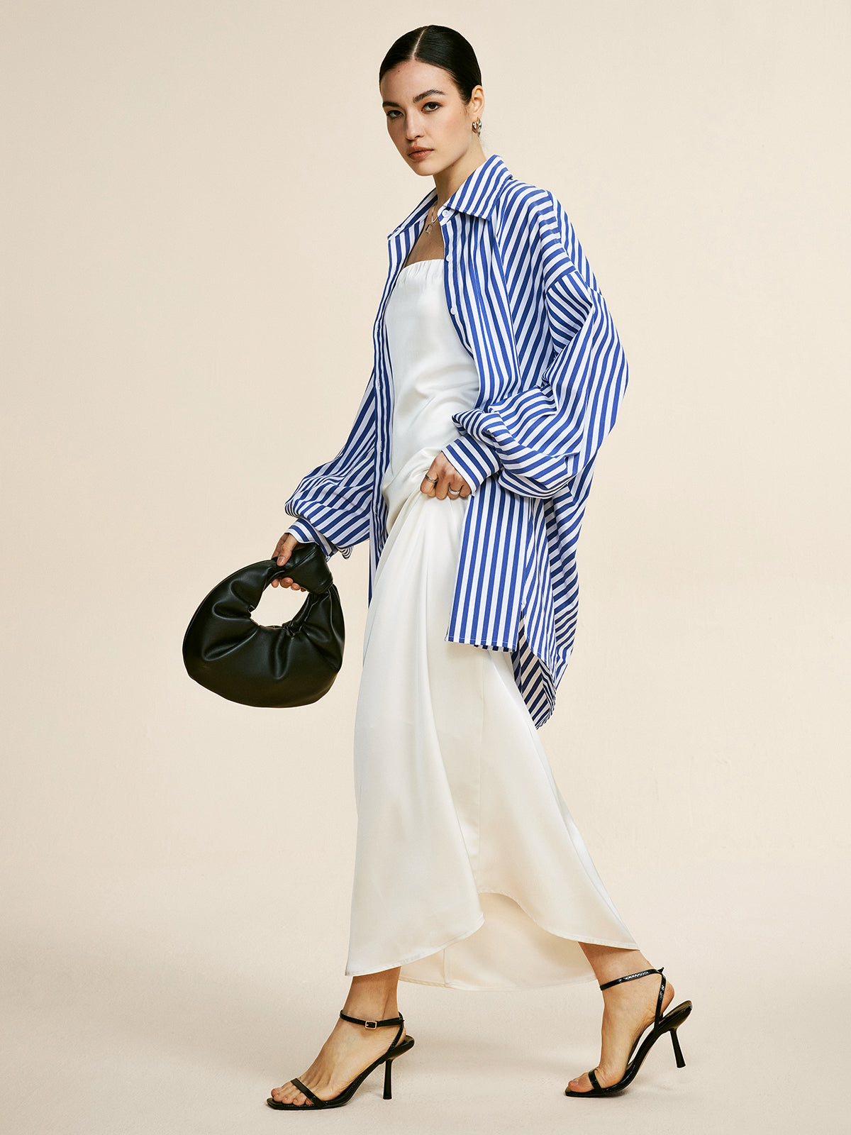 Callistari Minimalist Plain Draped Tube Dress-CALLISTARI