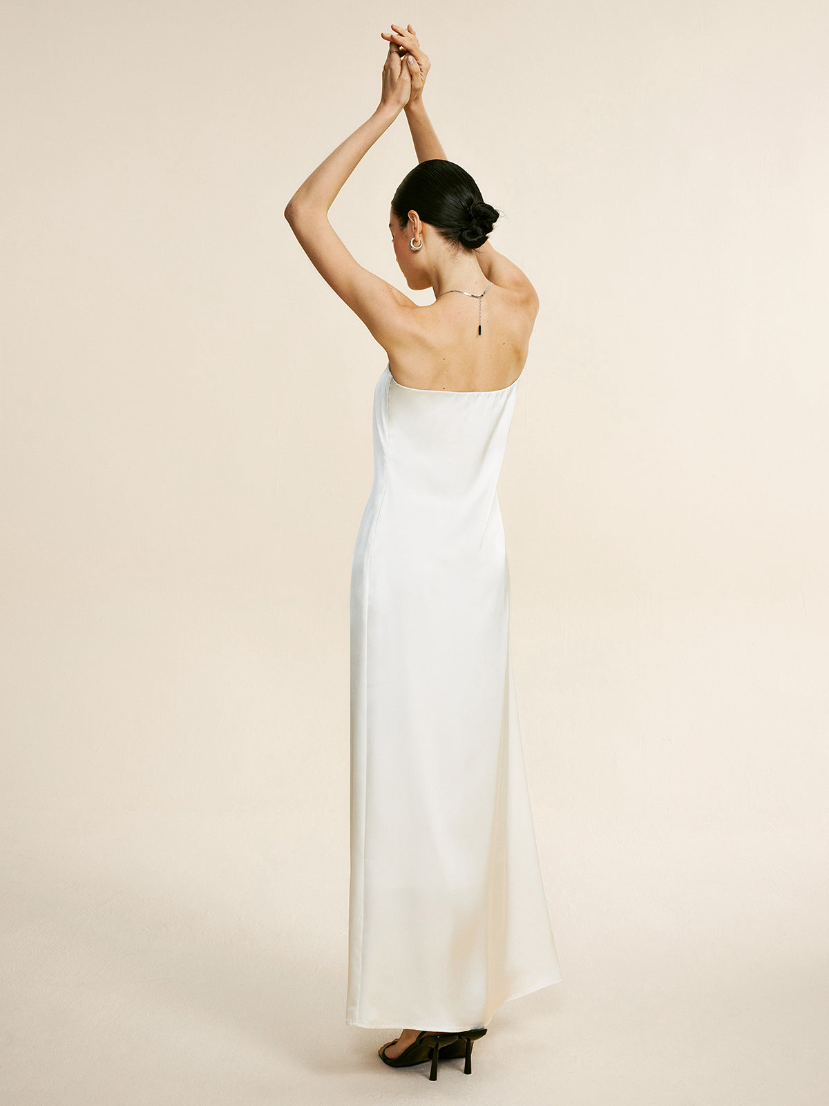 Callistari Minimalist Plain Draped Tube Dress-CALLISTARI