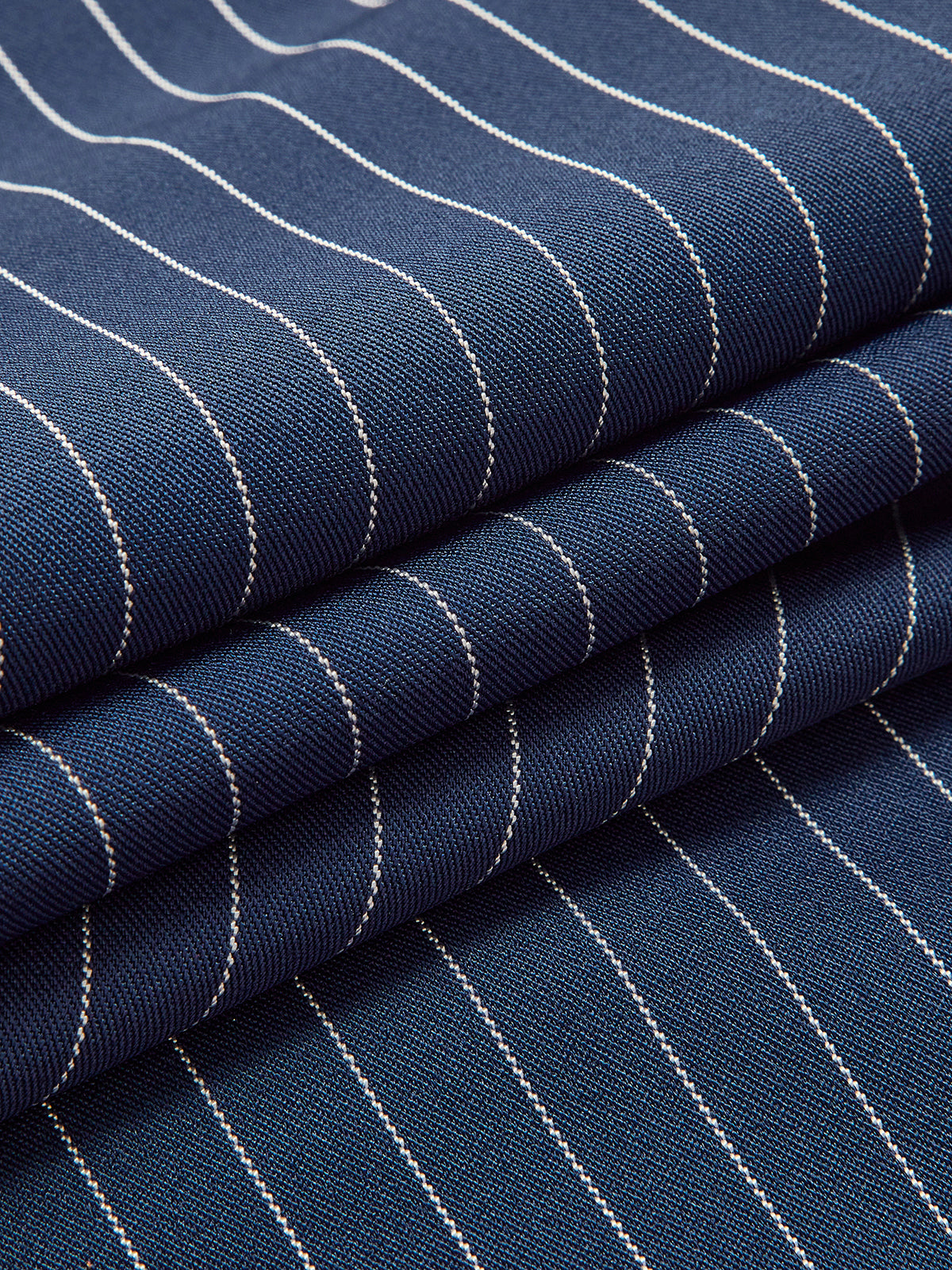 Pinstripe Pleated Wide Leg Dress Pants-CALLISTARI