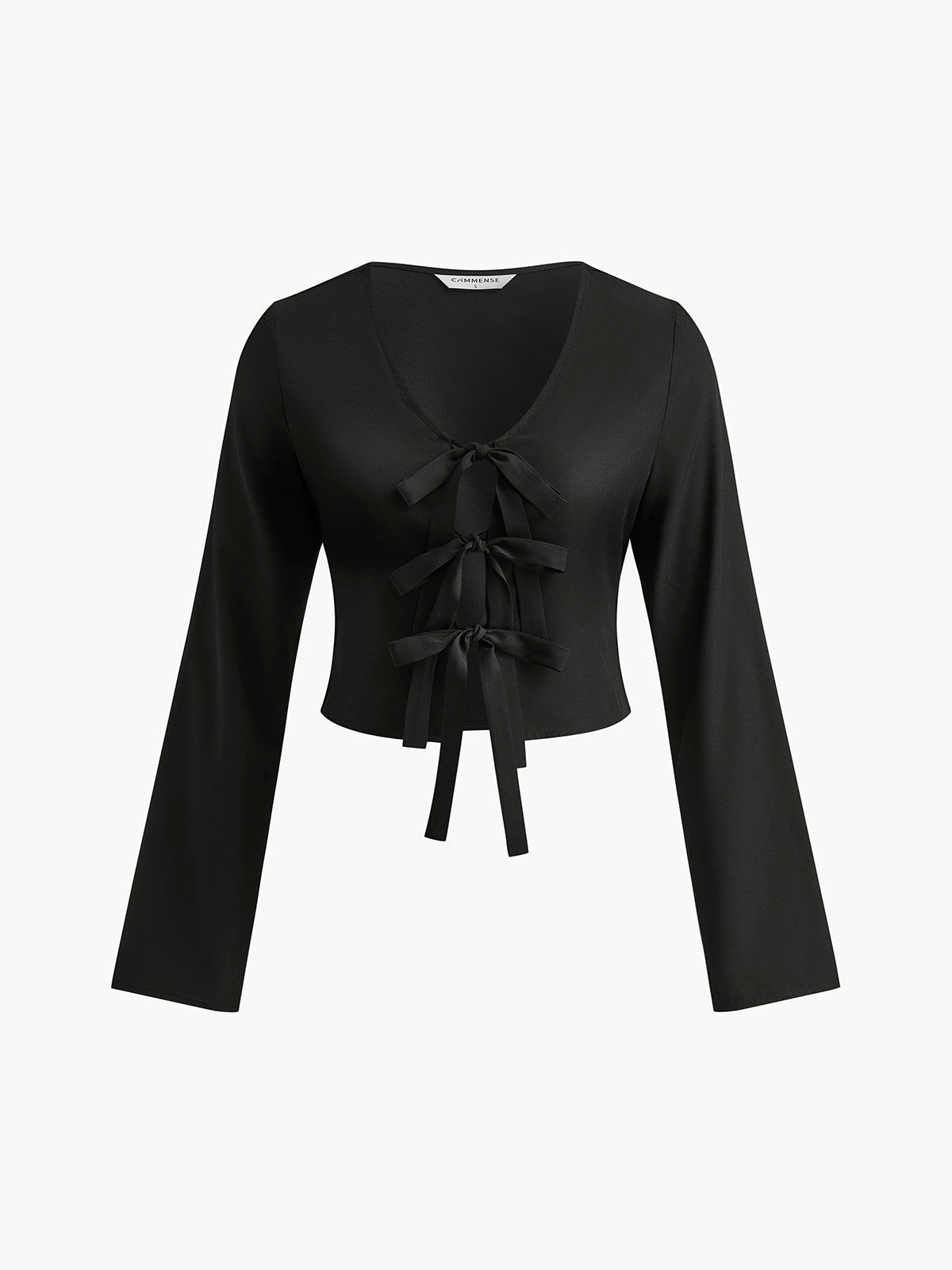 Callistari Tie Front Slim Shirt-CALLISTARI