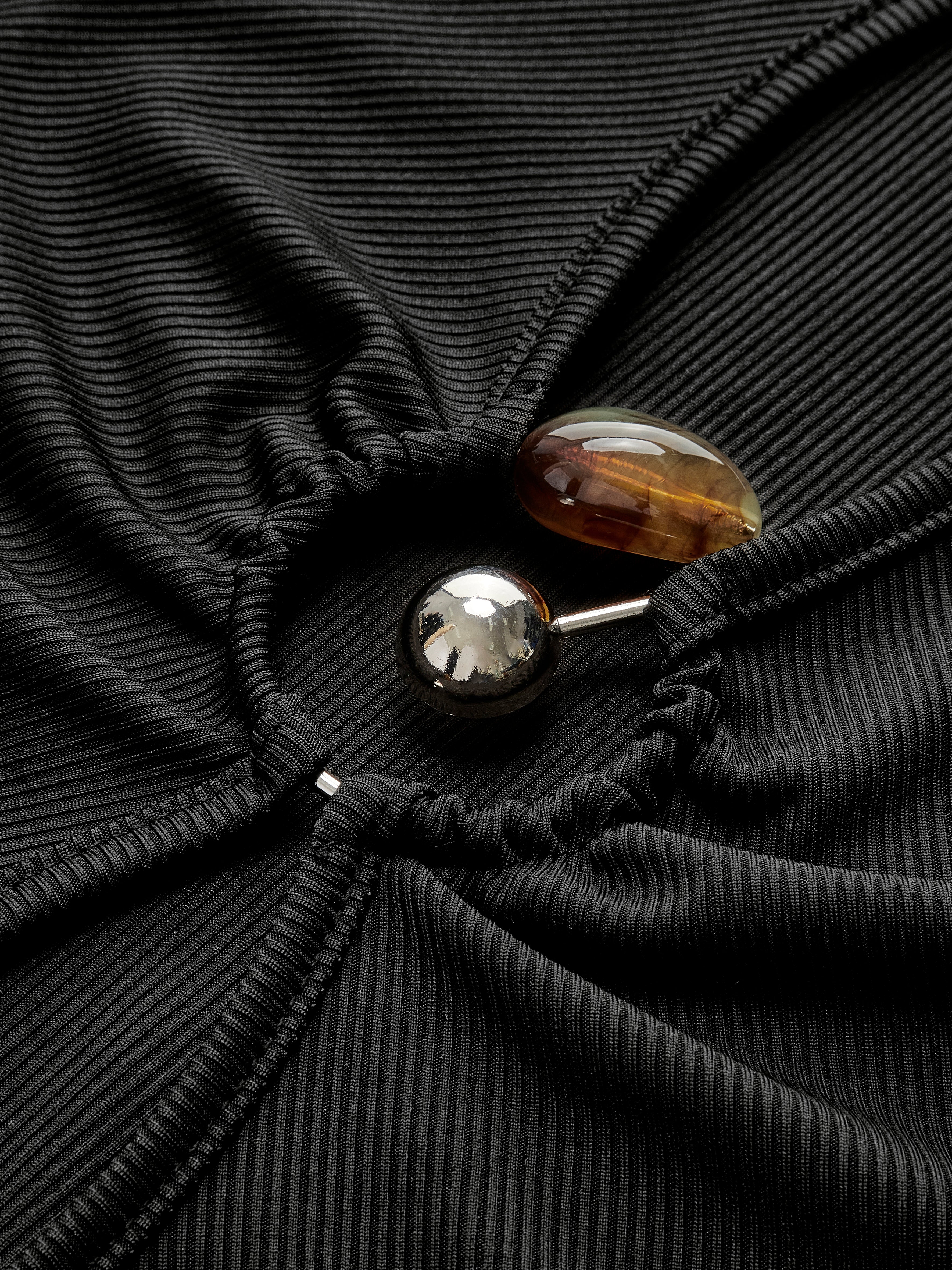 Callistari O-Ring Cutout Long Sleeve T-Shirt-CALLISTARI