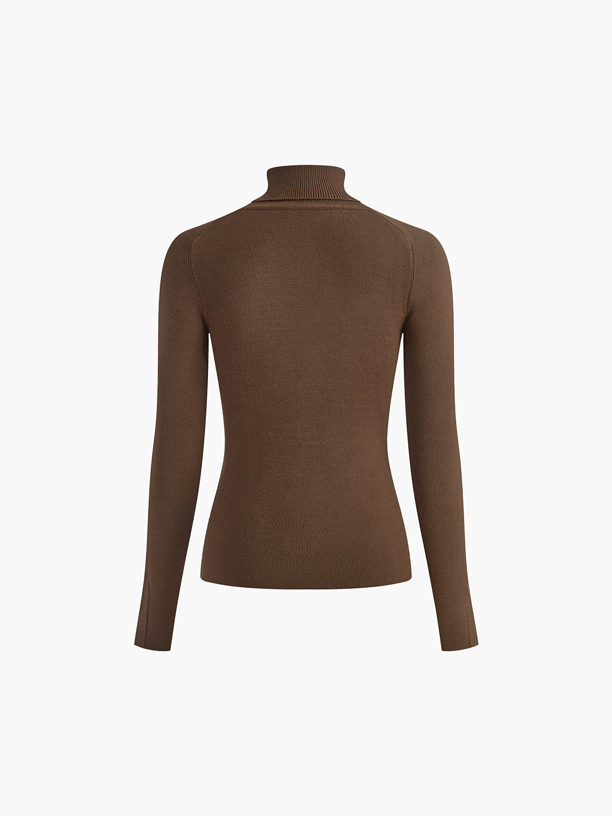 Callistari Contrast Piping Turtleneck Sweater-CALLISTARI