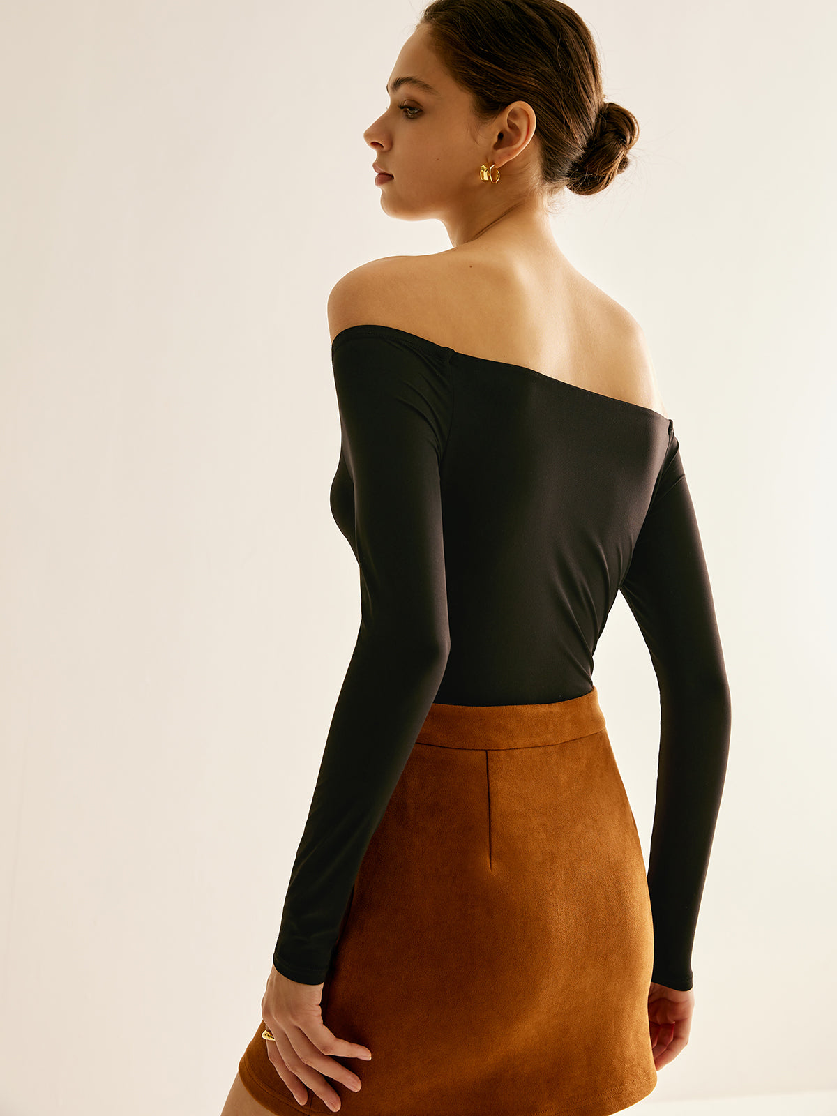 Callistari Off-Shoulder Cutout Top-CALLISTARI
