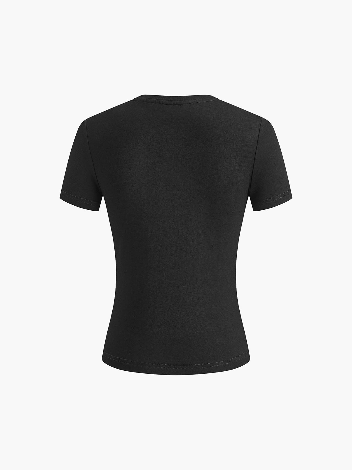 Callistari Bow Crew Neck T-Shirt-CALLISTARI