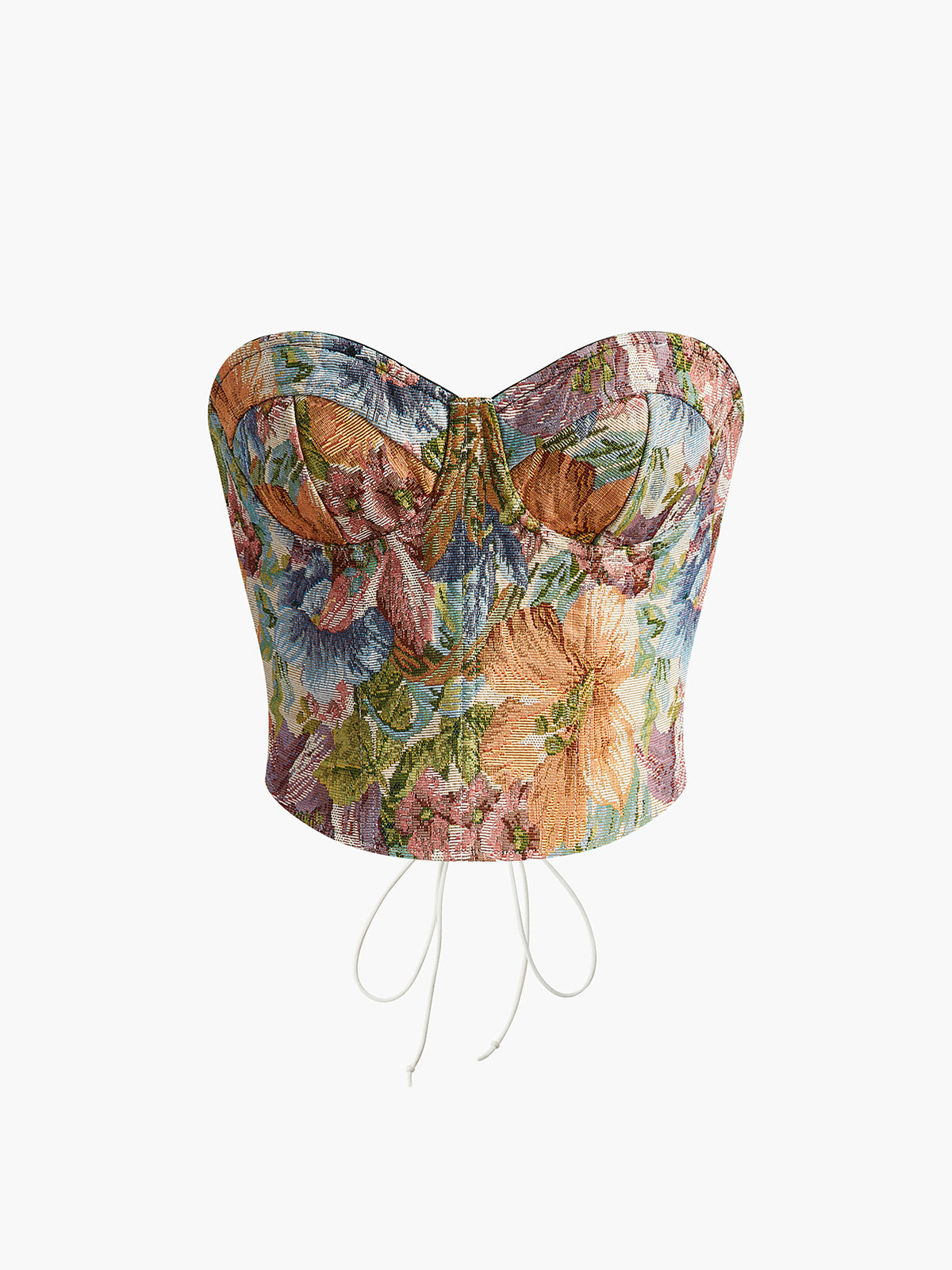 Callistari Drawstring Wrap Corset-CALLISTARI