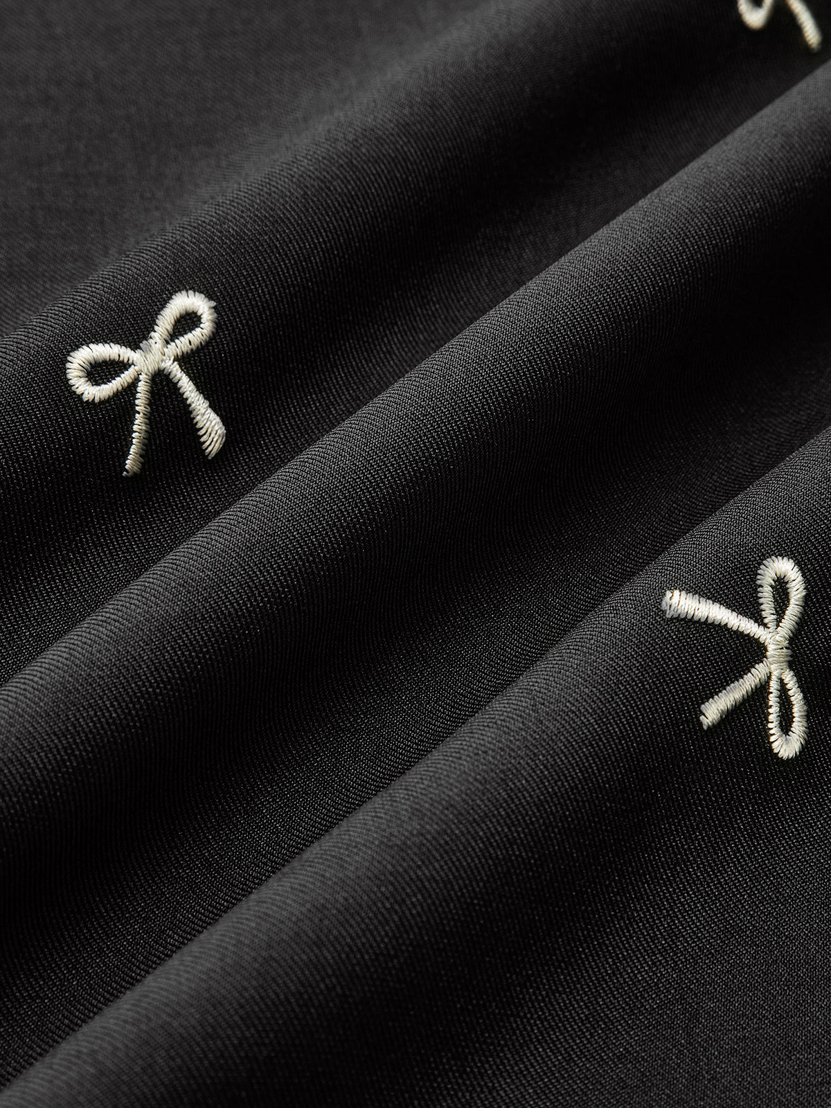 Bow Detail Zipper A Line Skirt-CALLISTARI