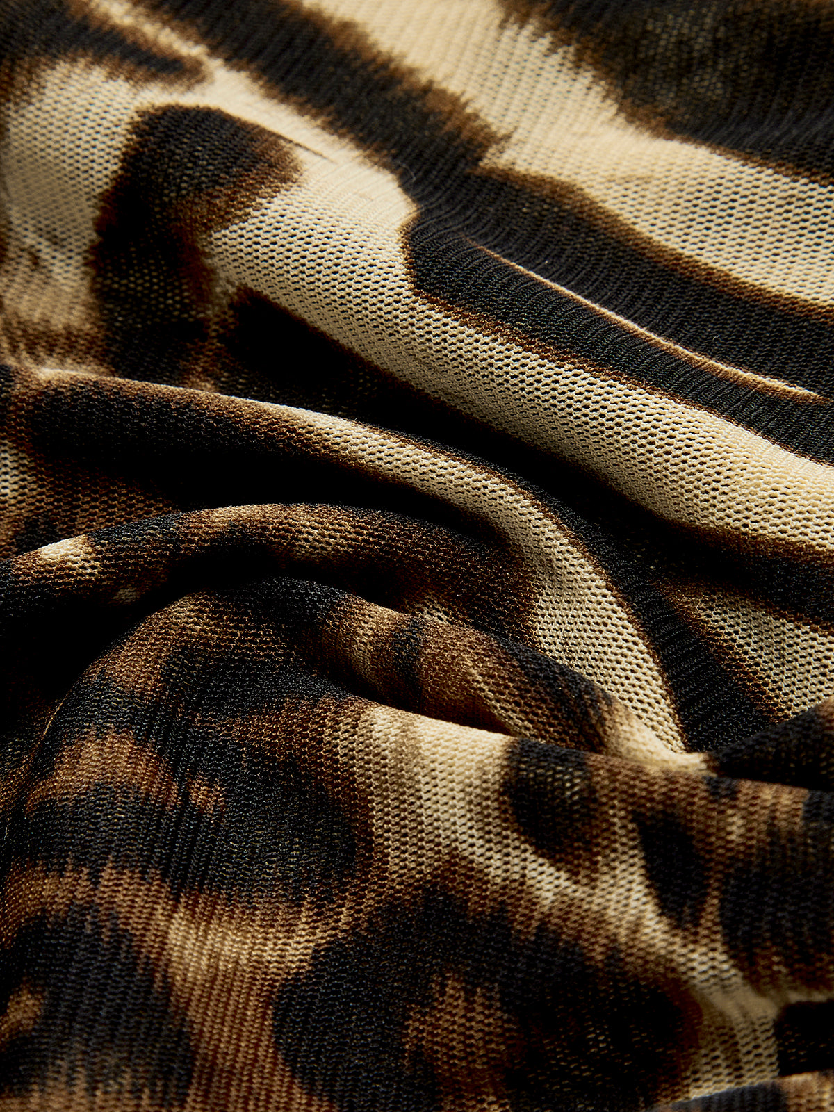Callistari Asymmetrical Neck Leopard Printed Blouse-CALLISTARI
