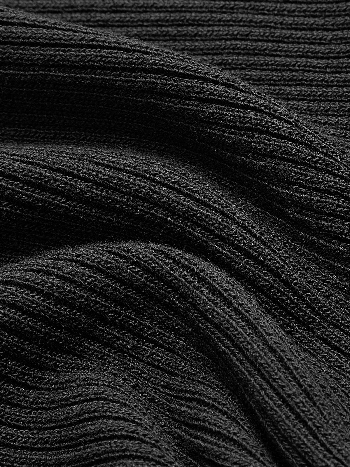 Contrast Ruffle Sleeveless Sweater Dress-CALLISTARI