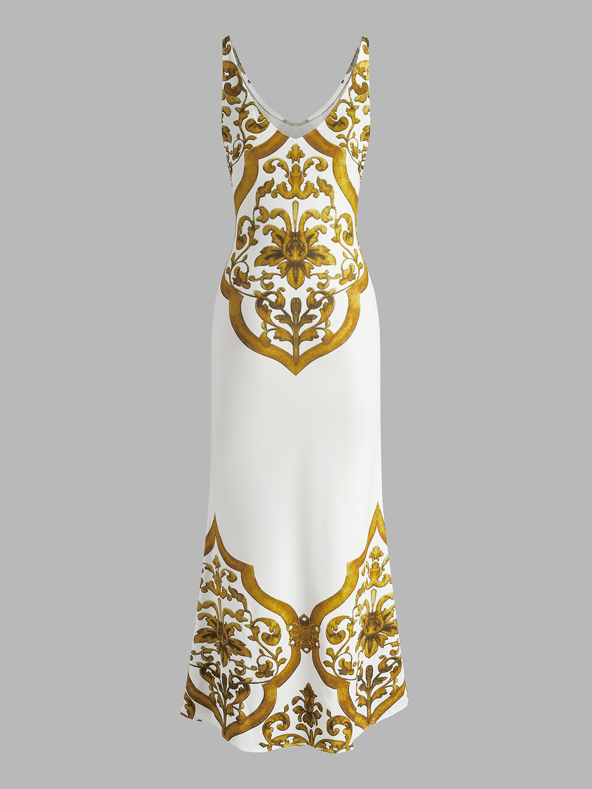 Printed Jersey Tank Long Dress-CALLISTARI