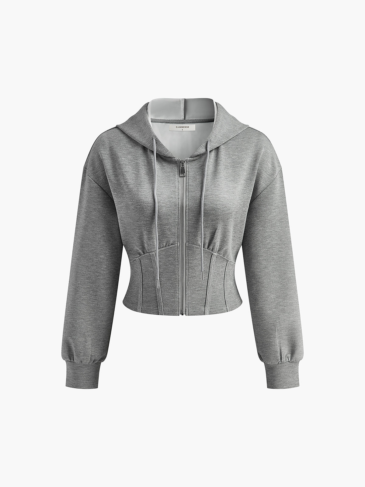 Callistari Athleisure Zipper Slim Hoodie-CALLISTARI