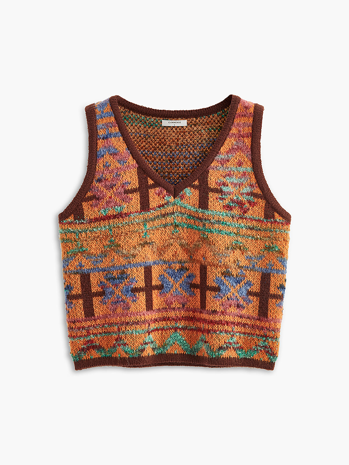 Boheme V-Neck Sweater Vest-CALLISTARI