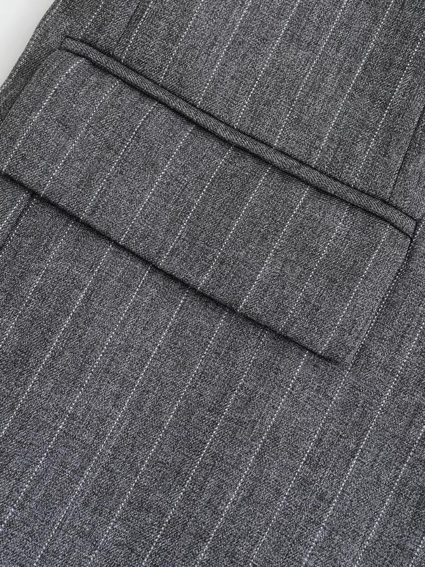 Pinstripe Lapel Blazer-CALLISTARI