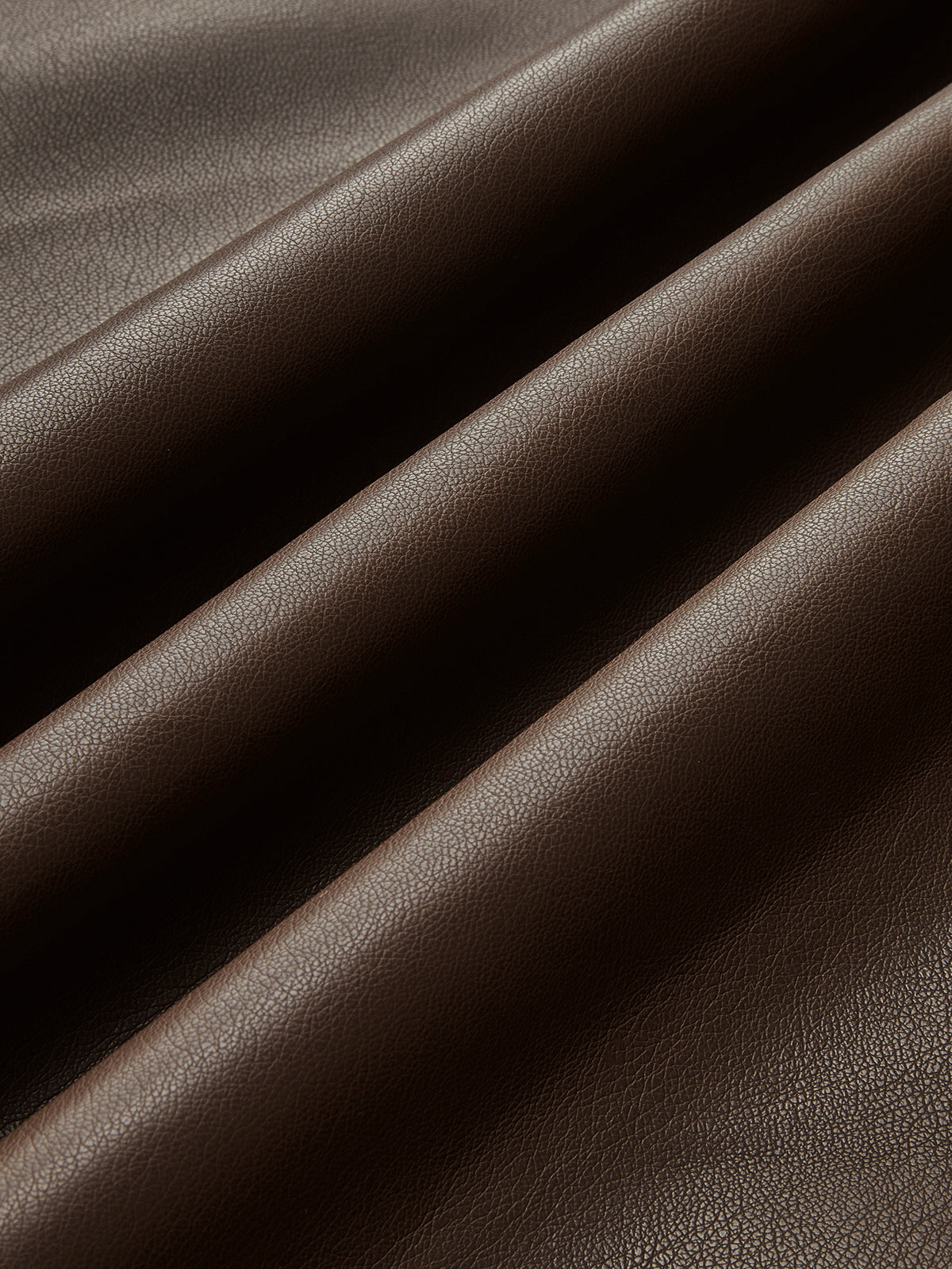 Retro Pleated PU Leather Skirt-Mesadic