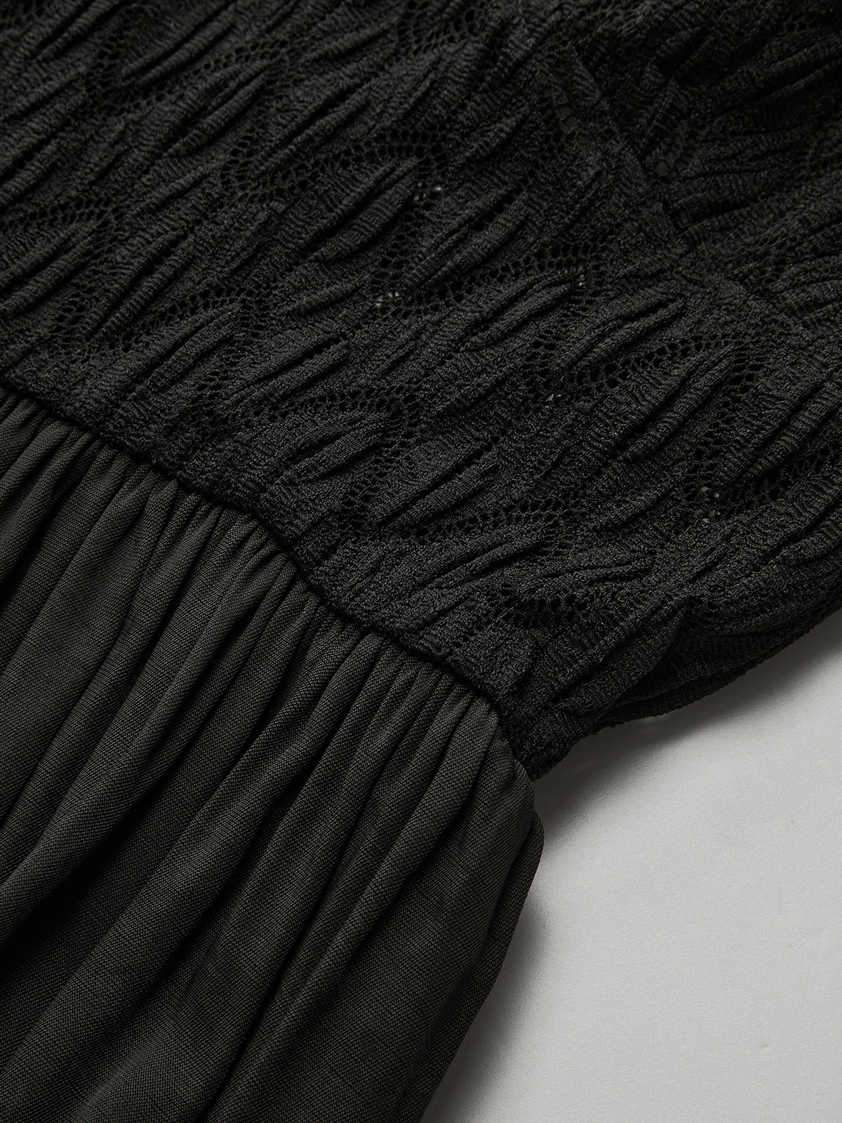 Deep V-Neck Pleated Cozy Cami Dress-CALLISTARI