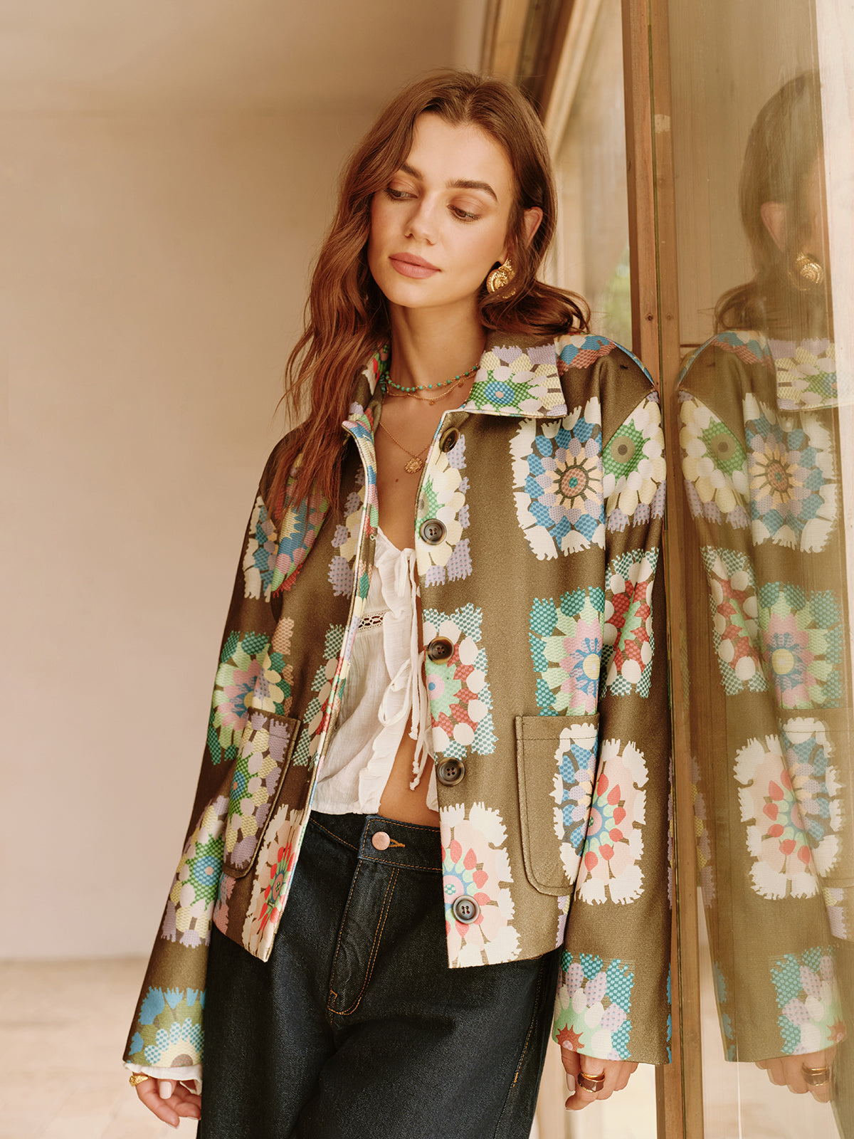 Boheme Versatile Breasted Polo Jacket-CALLISTARI