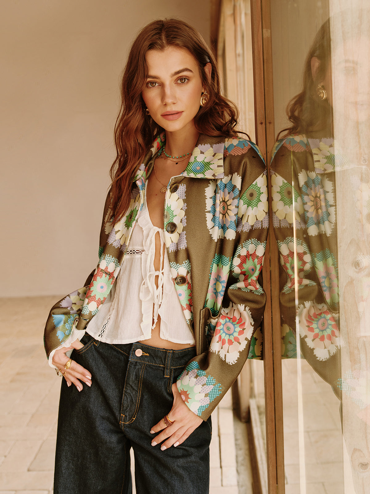 Boheme Versatile Breasted Polo Jacket-CALLISTARI