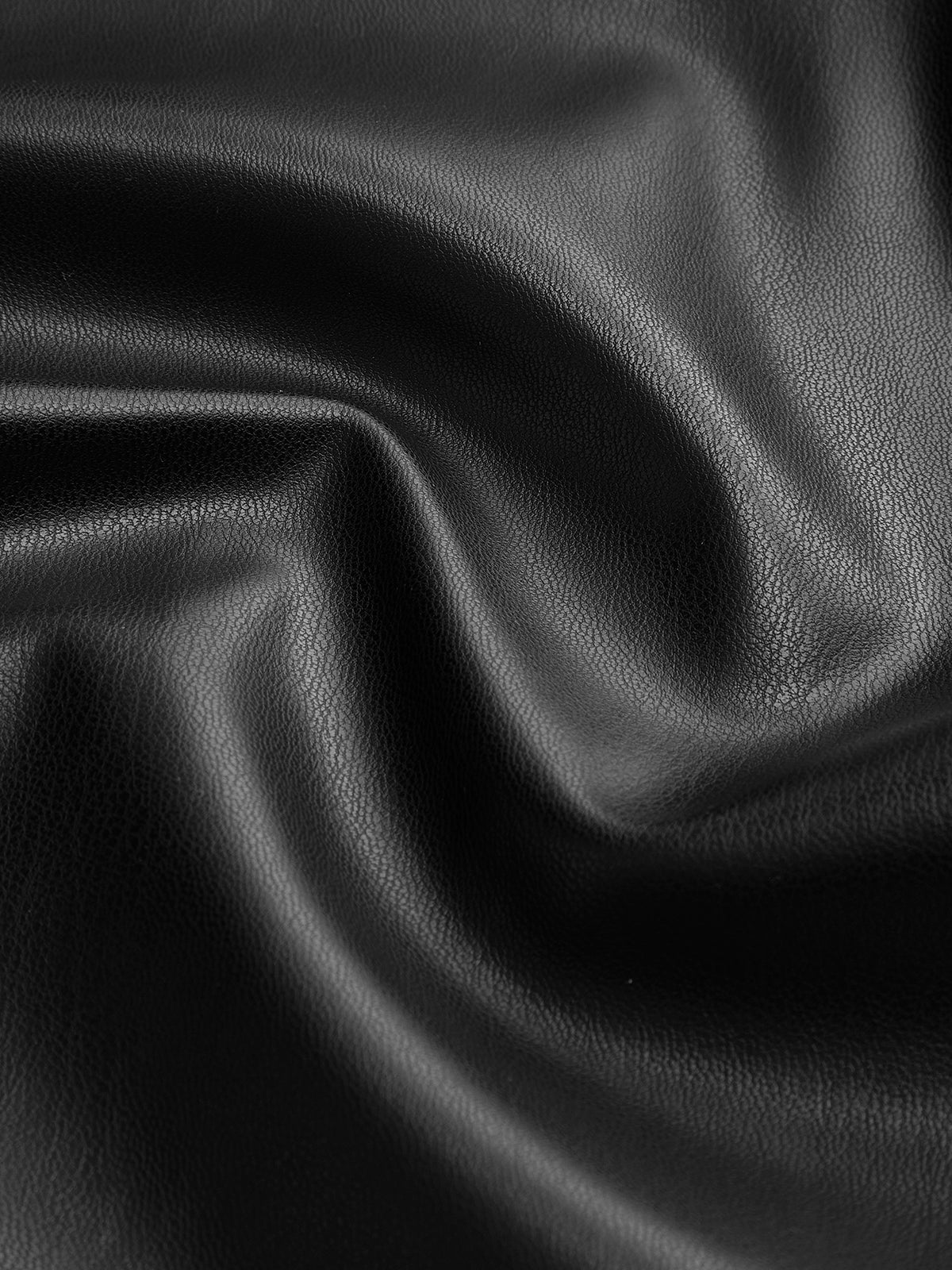 Belted Faux Leather Long Jacket-CALLISTARI