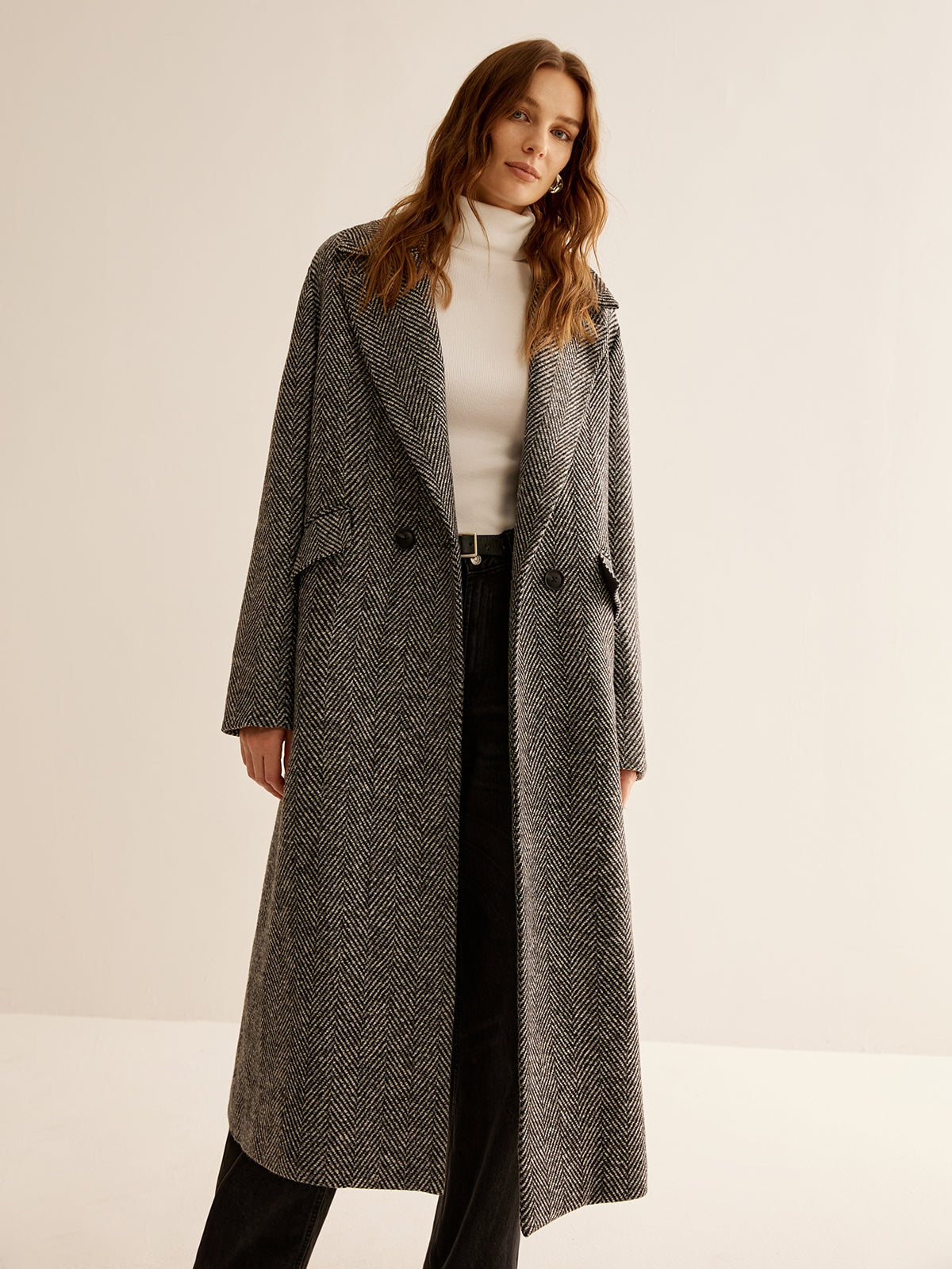 Essential Versatile Long Trench Coat-Mesadic